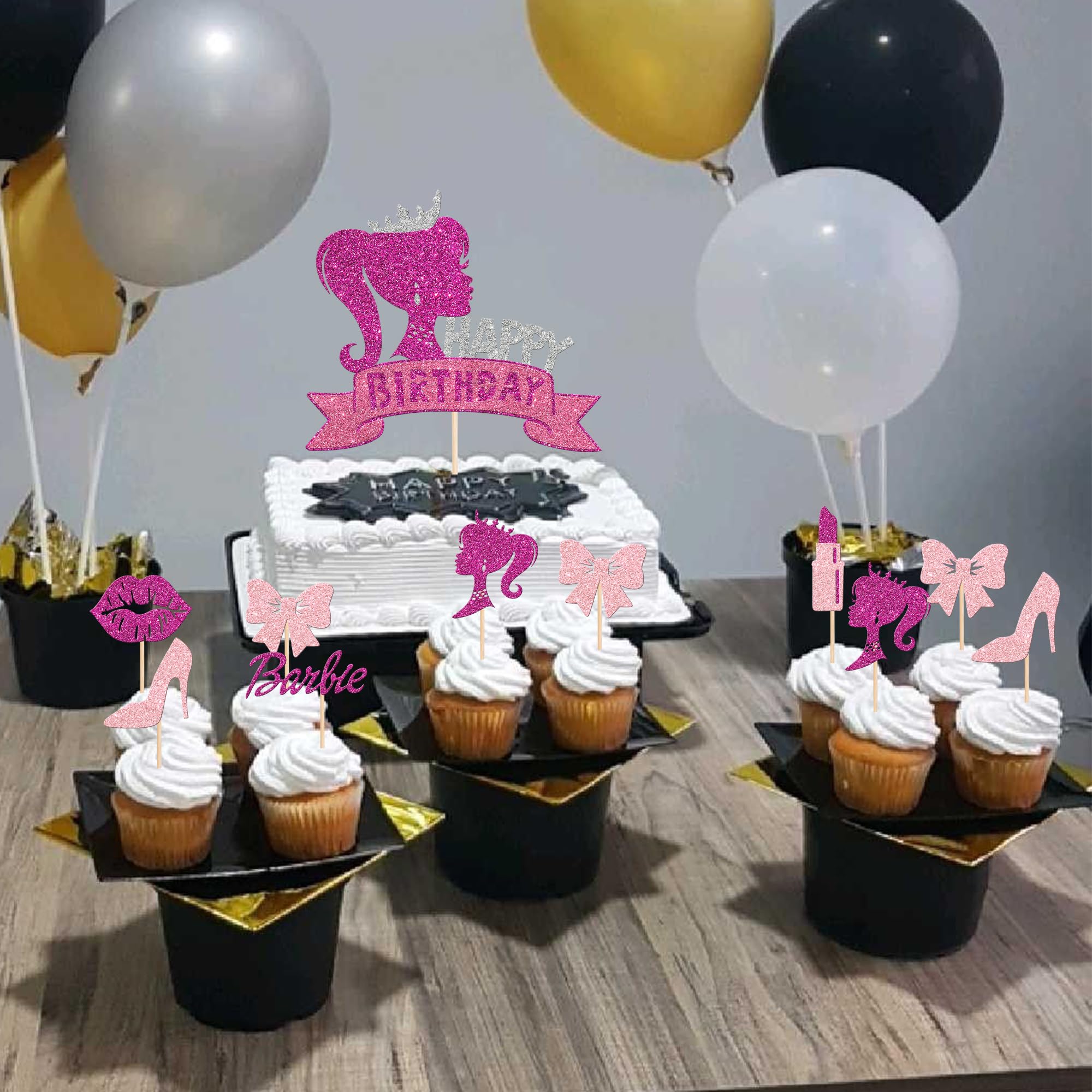 Adornos Para Cupcakes De Laser Tag, Decoración Para Fiesta De Cumpleaños De Niña Gamer, Etiquetas Para Postres De Fiesta Infantil, Brillo Neón Arcoíris, Juego Arcade Imprimible BT63P - México