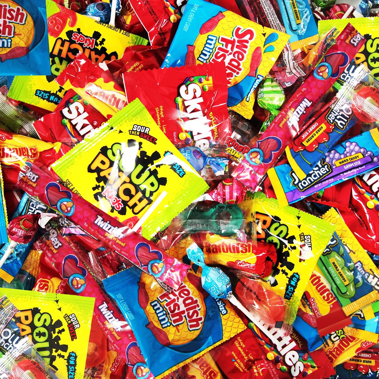 Bulk Candy Mix Variety Pack - 2lb Pack of Individually Wrapped Assorted Sweets for Party Favors, Candy Buffets, Goodie Bags, Gifting, and Office Treats