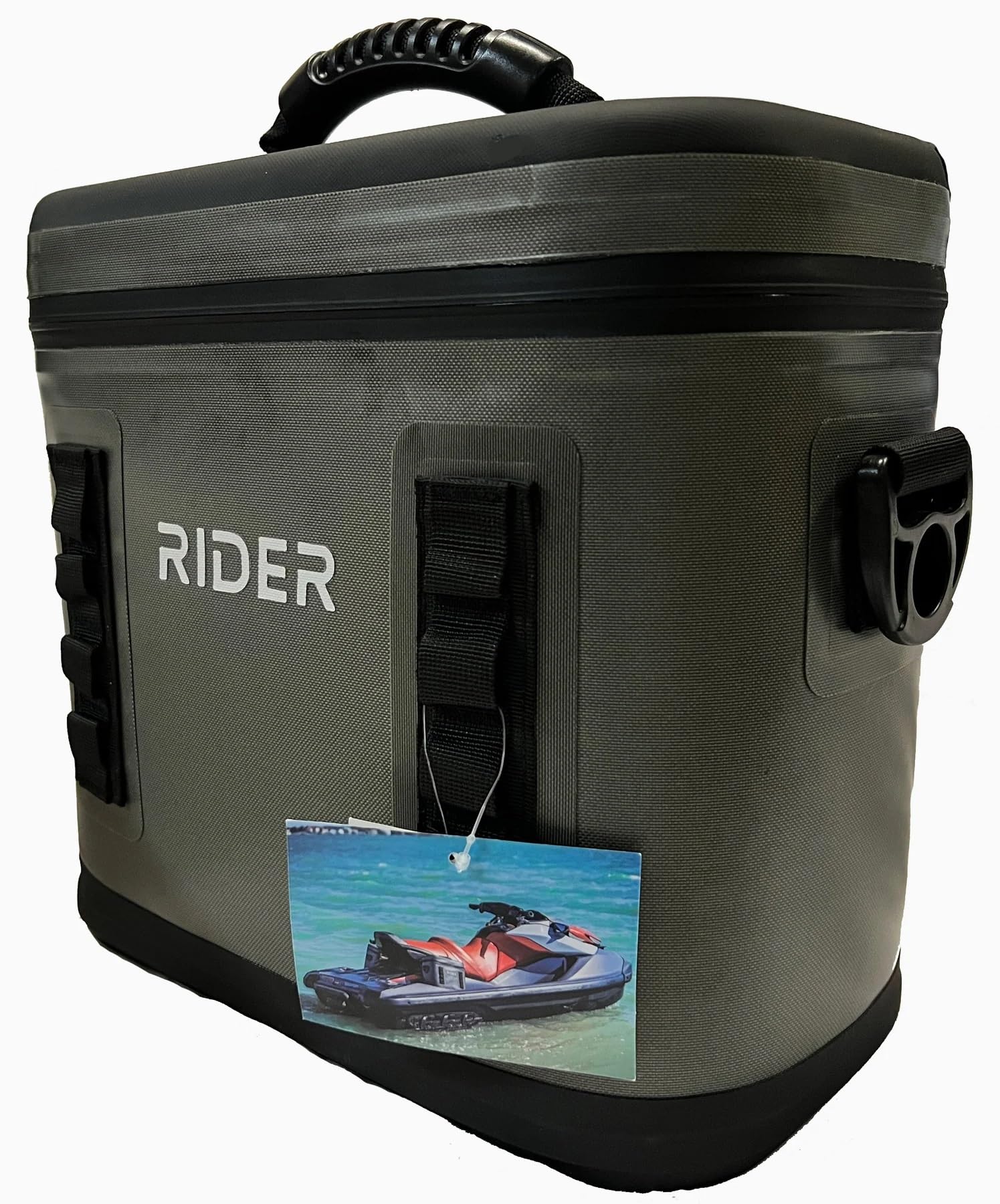 Rider Coolers PWC Jet Ski Sea Doo Cooler zestaw 2 lodówek pasuje do wszystkich osobistych jednostek pływających - szary