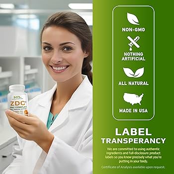 Amazon.com: MUSCLE FOOD LABS | Z D C Plus | Vitamin C, 500mg