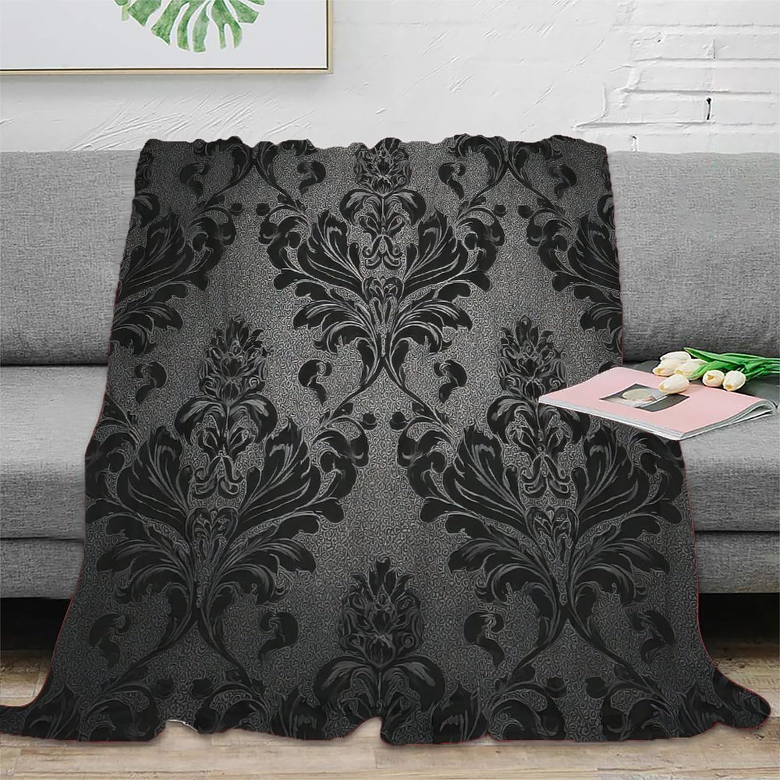 Couverture Microfibre Baroque Idéale pour Soirées Cocooning