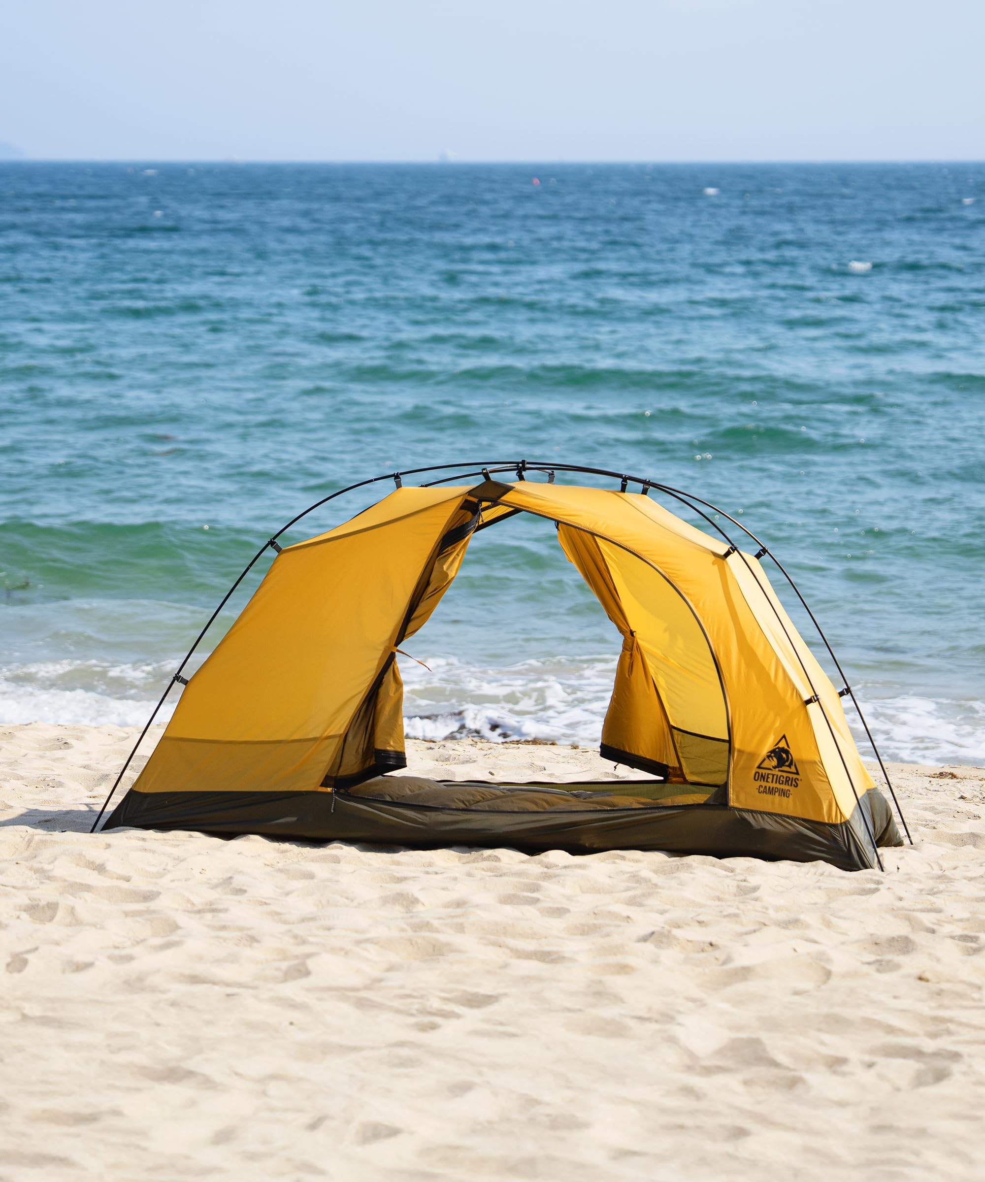 OneTigris Stella 4 Jahreszeiten Camping Zelt 3000 mm wasserdicht Rucksack | Campingzelt, freistehend, leicht für Outdoor, Wandern, Bergsteigen