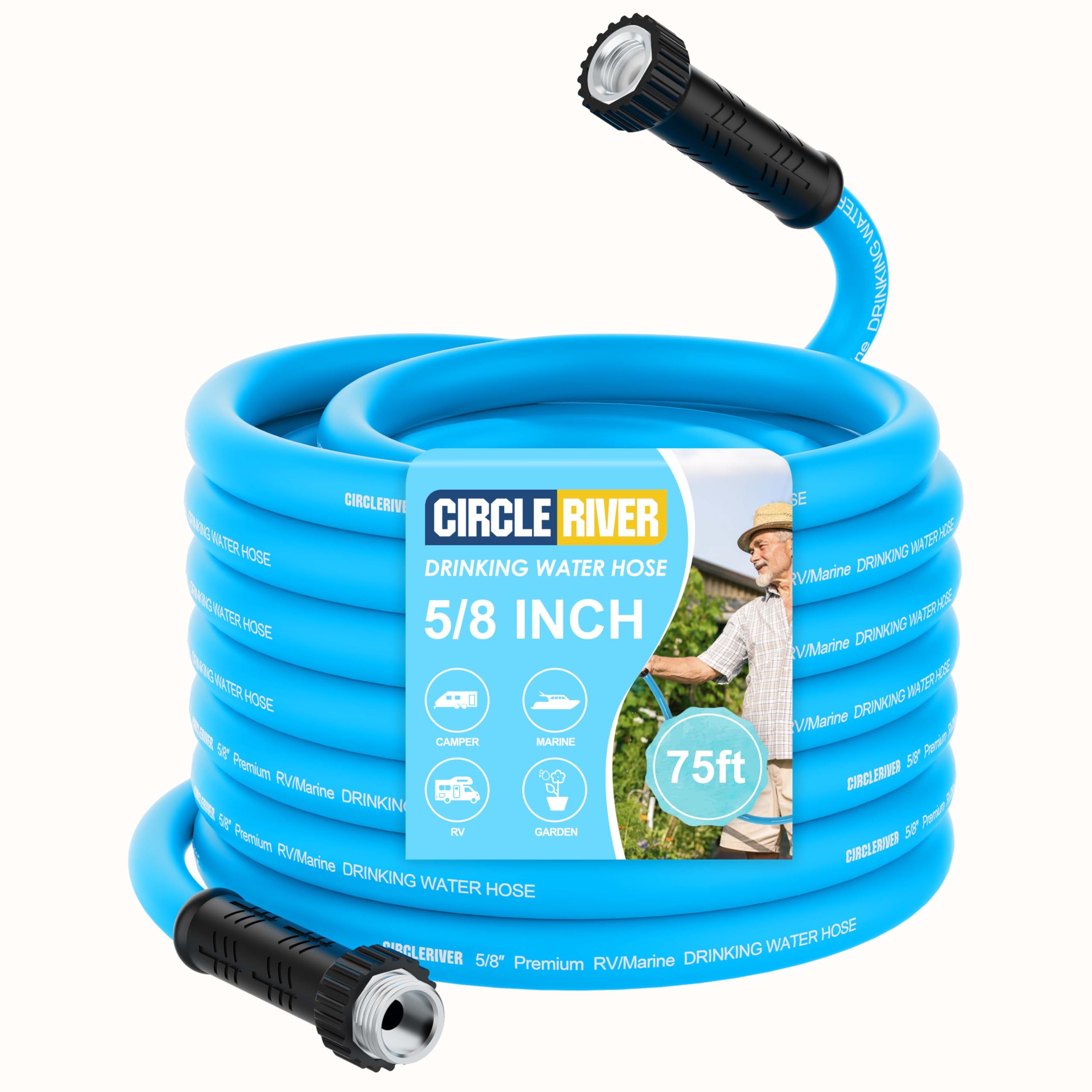 RV Water Hose 75FT RV Drinking Water Hose