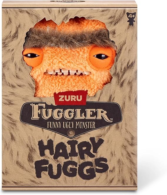 ZURU Fugglers Hairy Fuggs - Funny Ugly Monster Plush Toy - 9 Munk