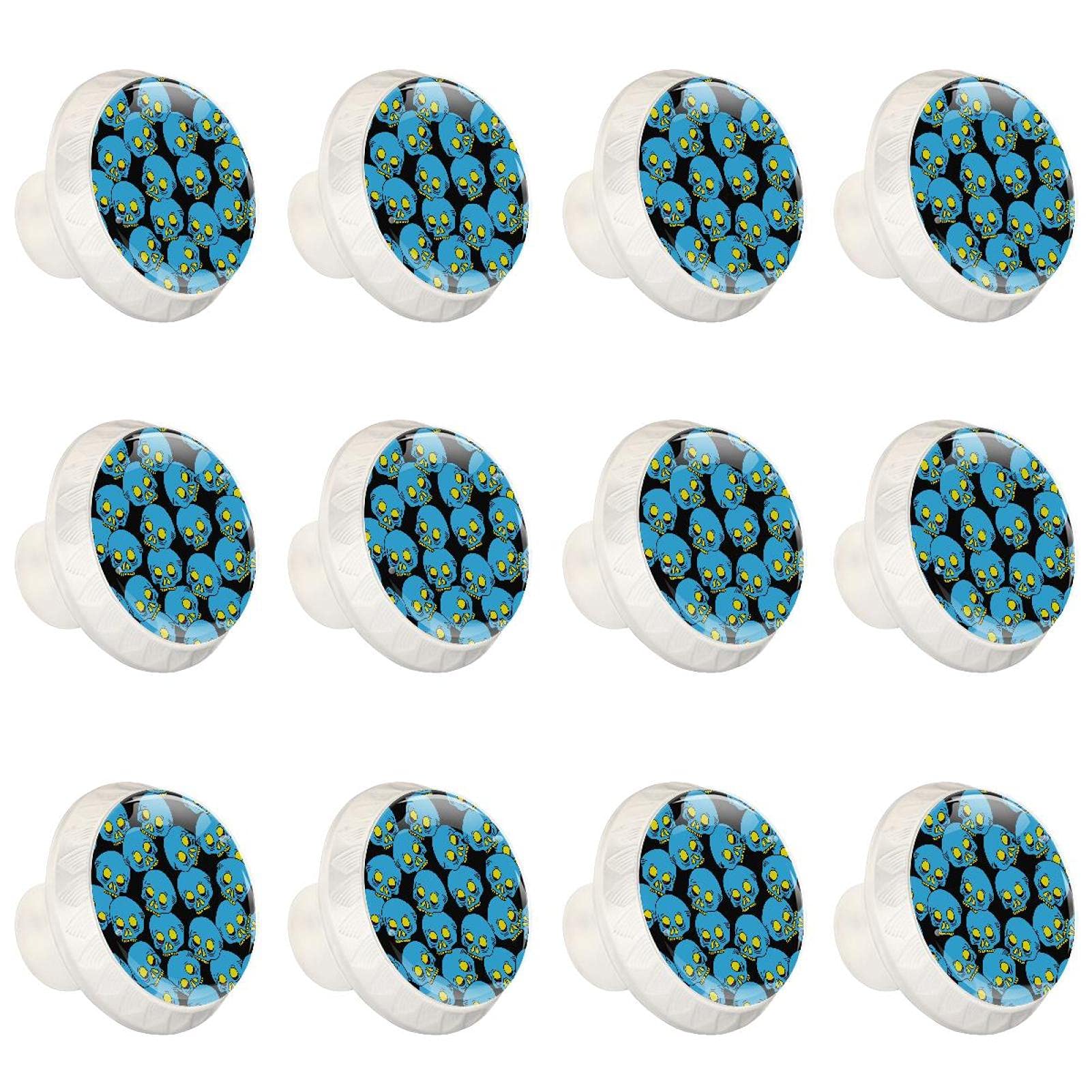Boutons d'armoires de cuisine boutons décoratifs ronds placard tiroirs commode poignée