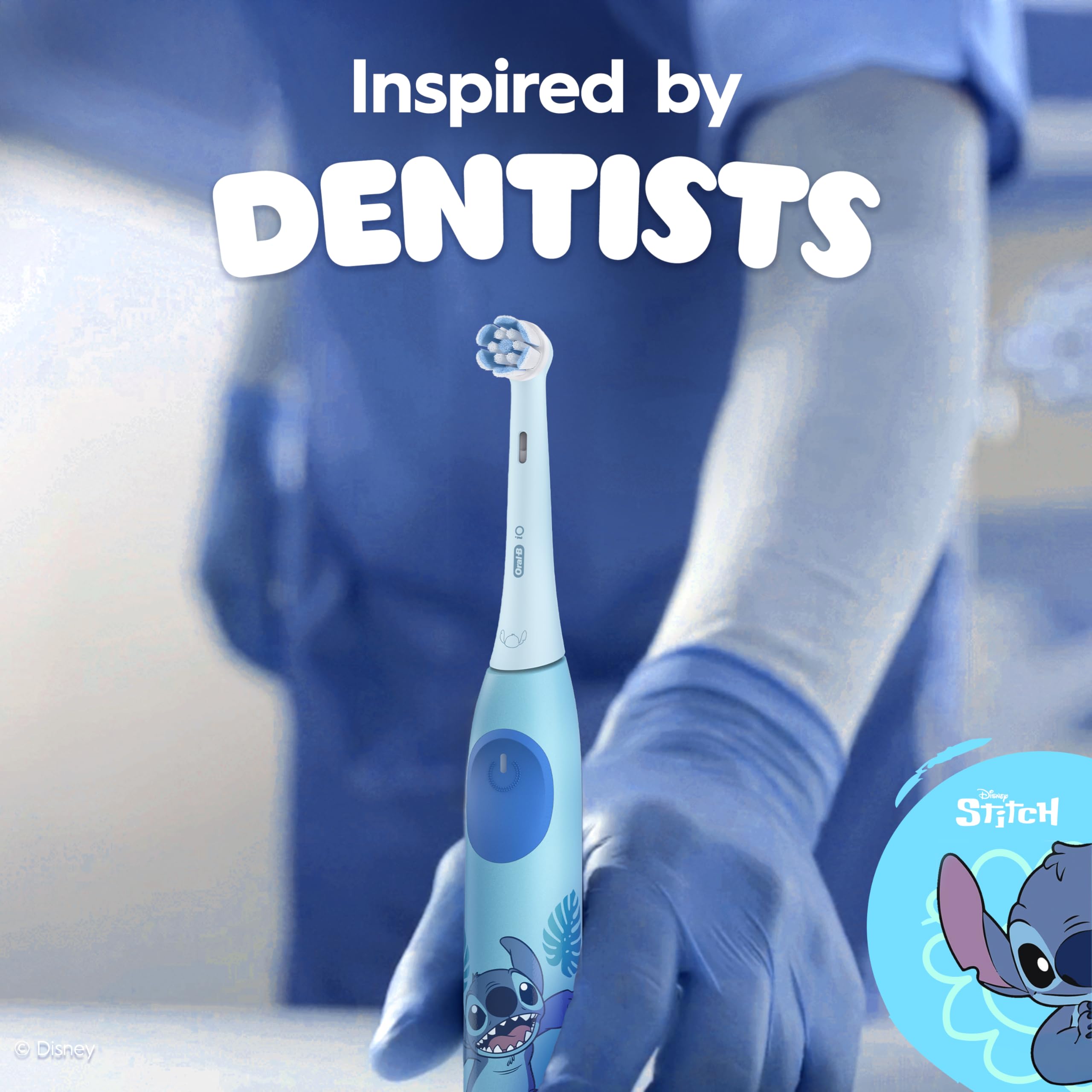 Oral-B iO Kids Limited, spazzolino elettrico ricaricabile, con 1 testina delicata per la cura delicata, sensore automatico di pressione per proteggere le gengive, 3 impostazioni di pulizia, timer