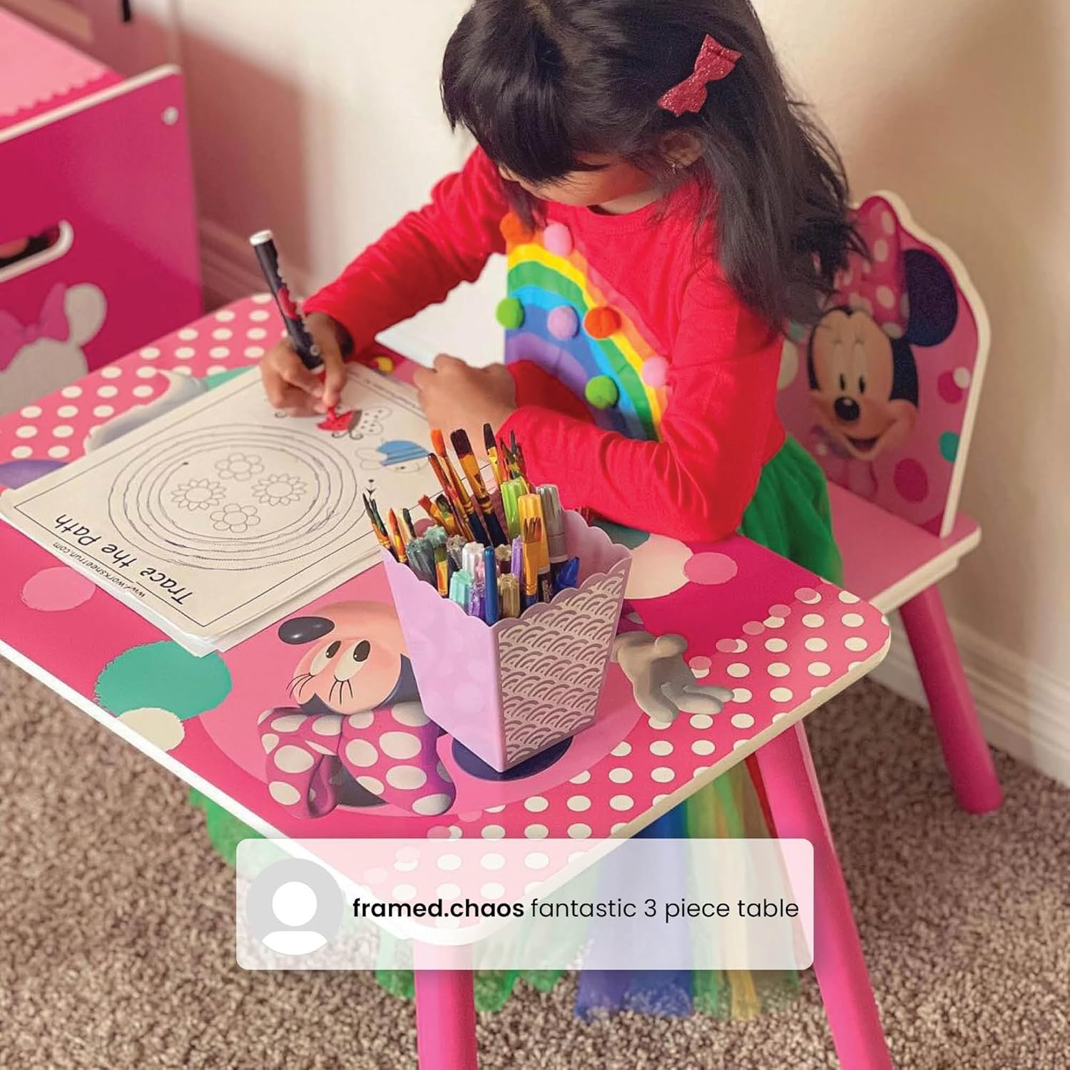 Delta Children Disney Minnie Mouse 3-Piece Toddler Botswana Ubuy