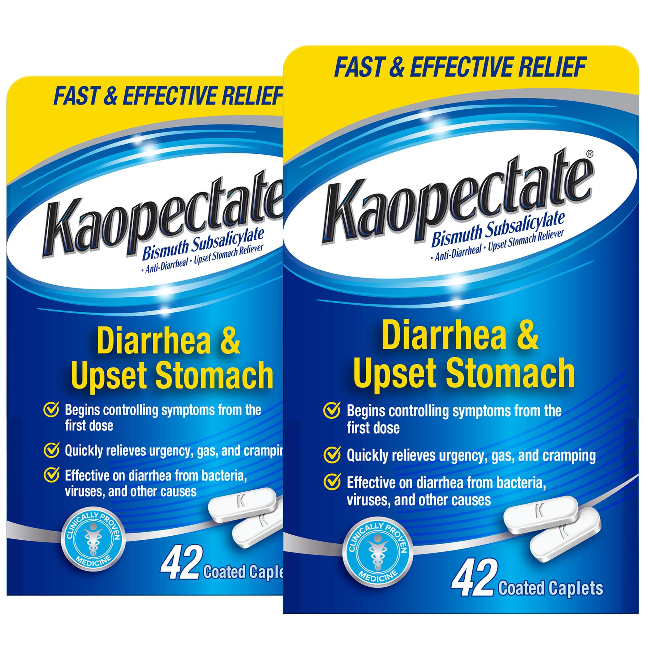 Kaopectate Multi-Symptom Anti-Diarrheal & Upset Stomach Reliever, 42 Caplet — Amazon image 10