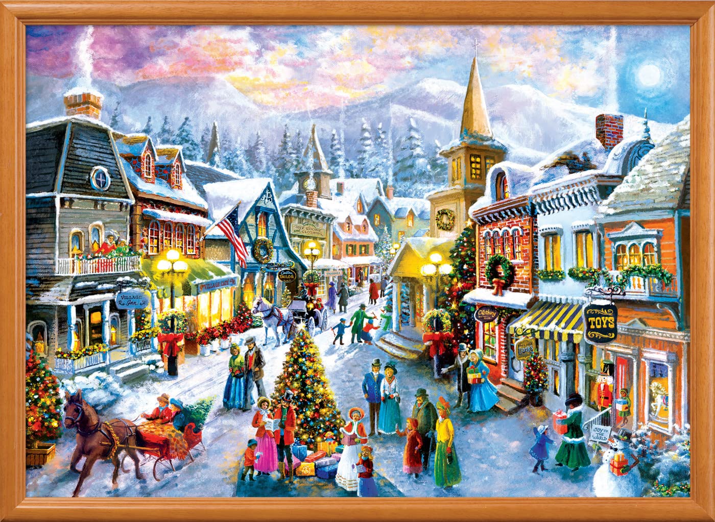 MasterPieces 1000 sztuk świątecznych puzzli - wiktoriańskie święta - 48 cm x 68 cm