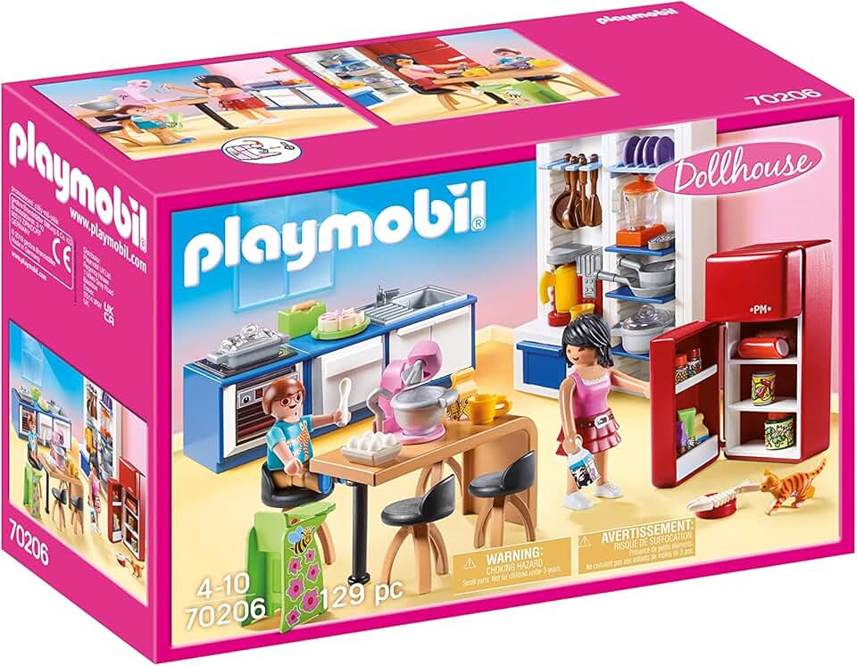 Playmobil 70206 Dollhouse - Family Kitchen