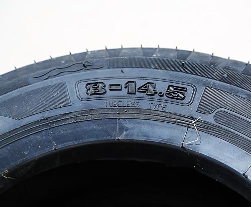 Miniatura 4 de Juego de 6 (seis) llantas de remolque y casa móvil premium Nama NM519-ST8-14.5 8X14.5 Rango de carga G LRG 14 capas BSW pared lateral negra