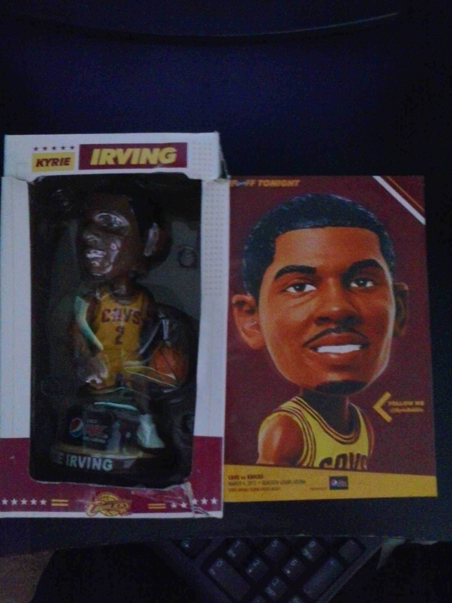 Cleveland Cavaliers Irving K. #2 bobblehead figurine basket de collection 2012
