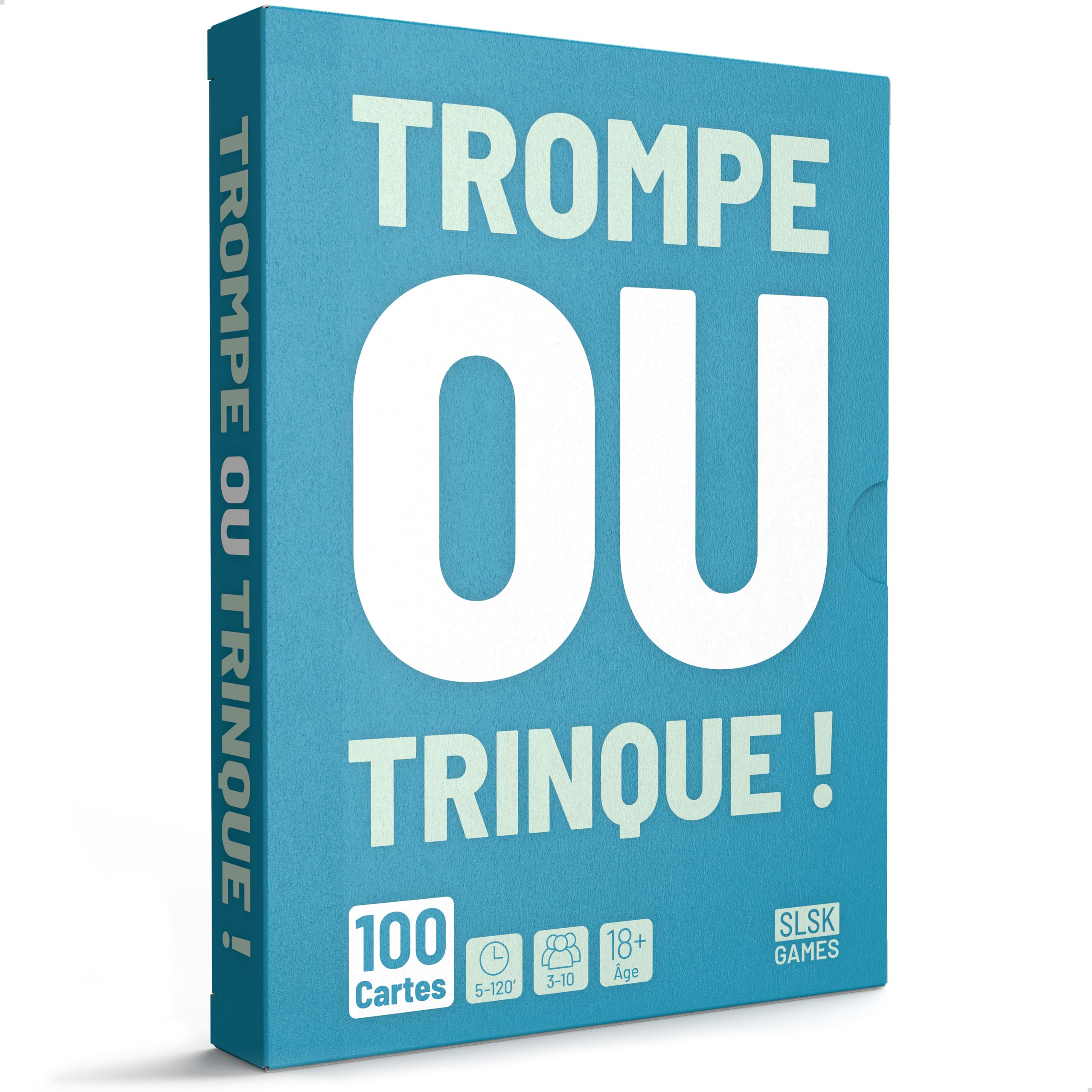 Trompe ou Trinque - Jeu de Fête Amusant avec 100 Cartes - Jeu à Boire pour Adultes dès 18 Ans - Édition Française