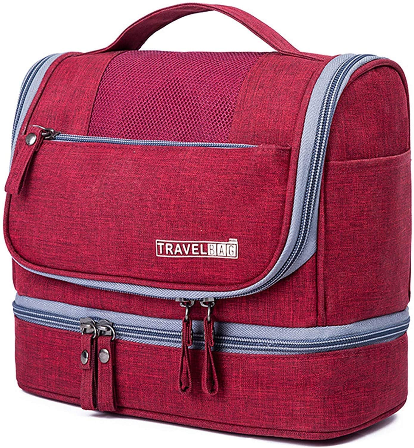 Egab Toiletry Organizer Bags (SQ-02, Red)