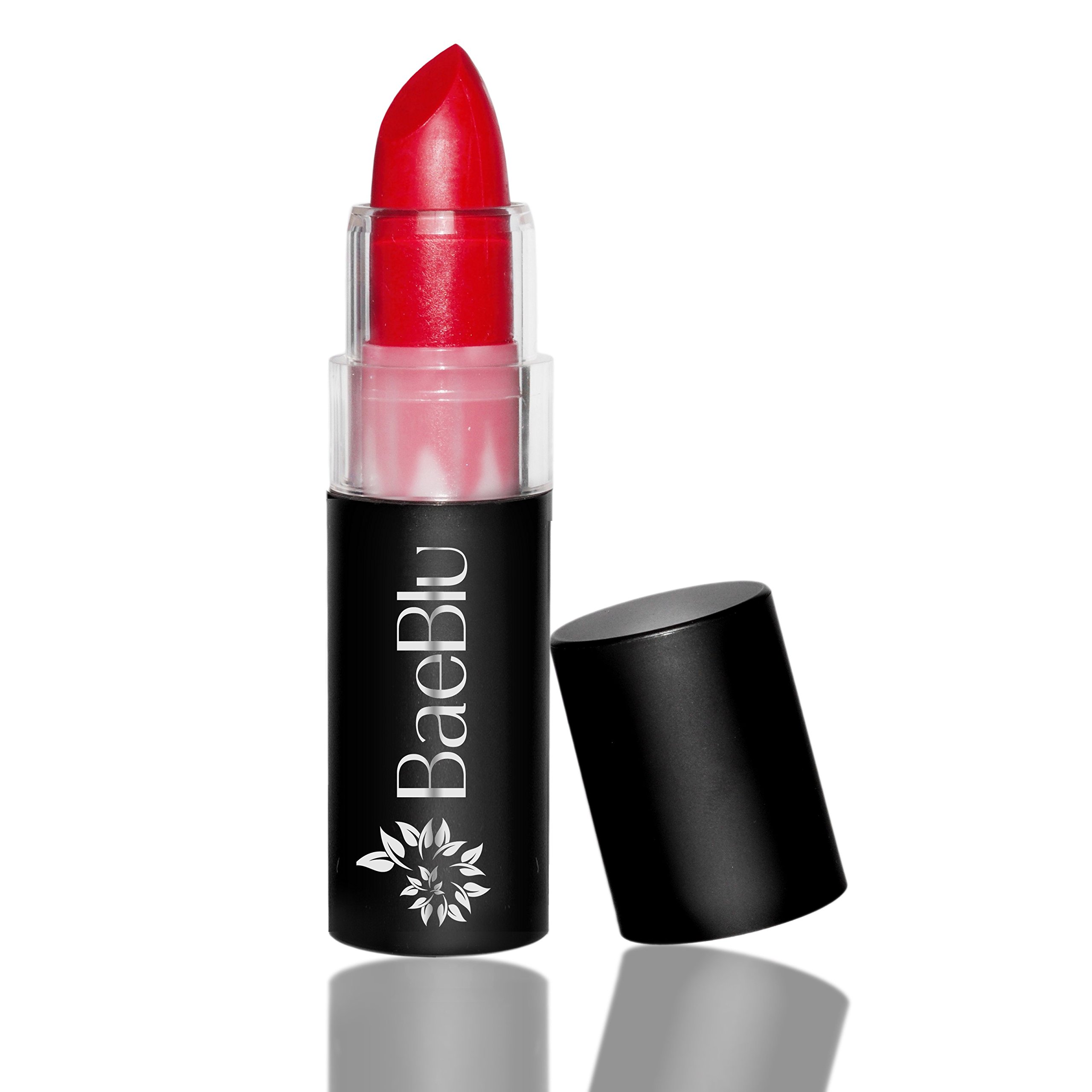 BaeBlu Organic Lipstick 100% Natural Hydrating Antioxidant-Rich, Made in USA, Pomegranate