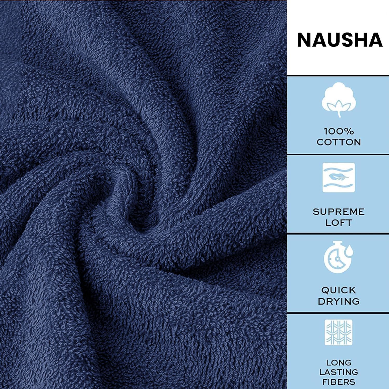 Hieftan Towels Bath Sheet Set - Image 3