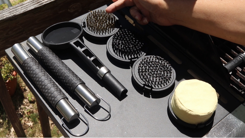 Watch DALLEAN grill brush just clean it on Amazon Live