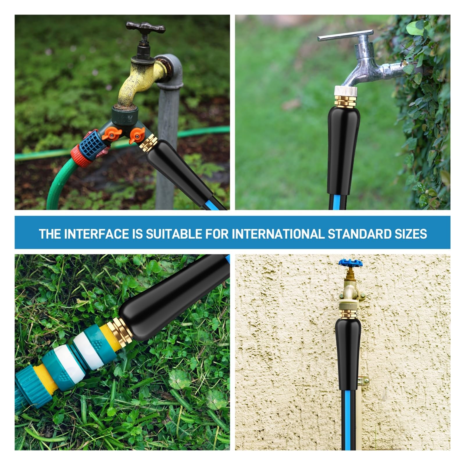 Tubo da giardino rete di rinforzo resistente alla pressione 5/8 -50m