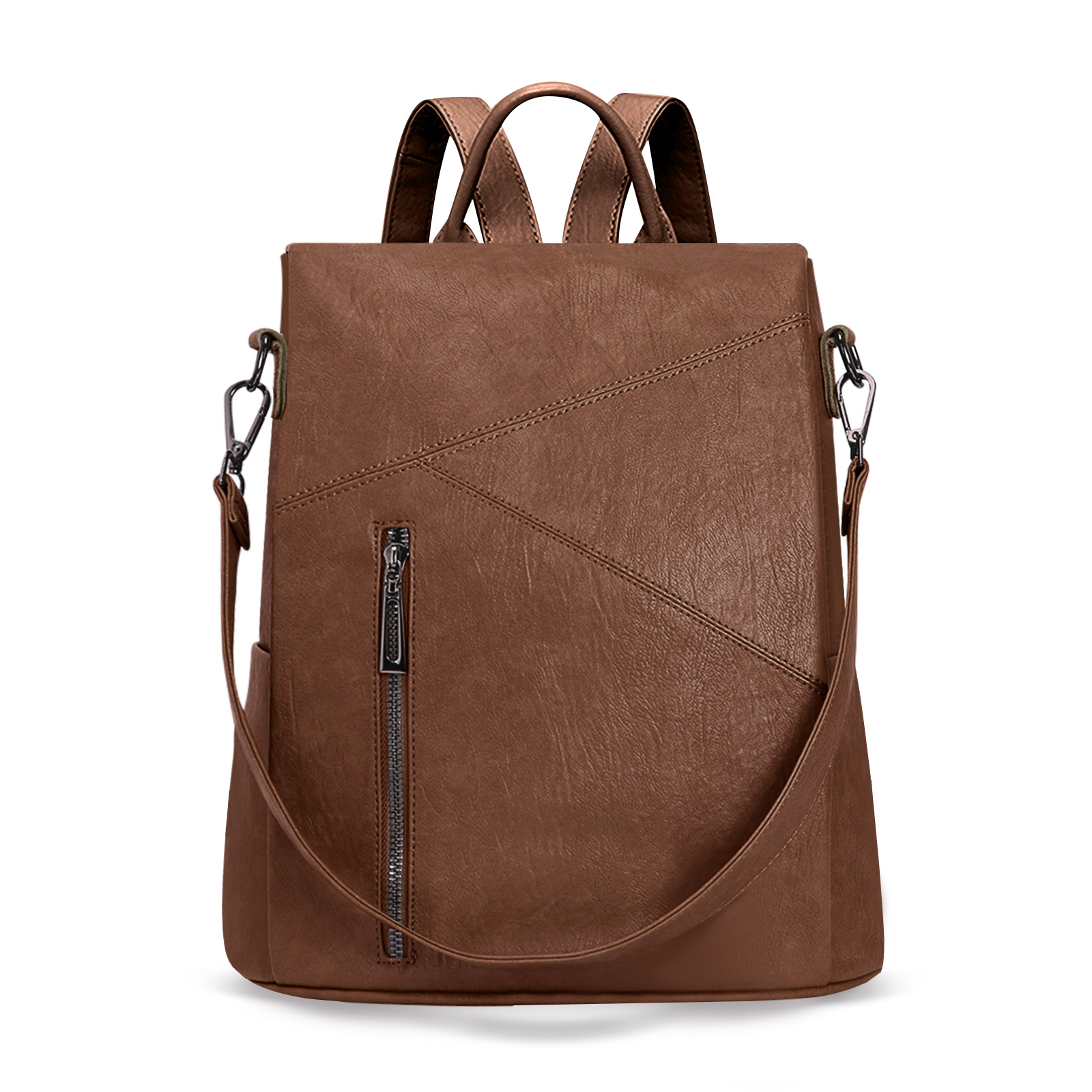 Zaino Borsa 2 In 1 Tessra D5768 | Ecopelle Opaca | Formato A4 | Multitasking Lavoro E Tempo Libero