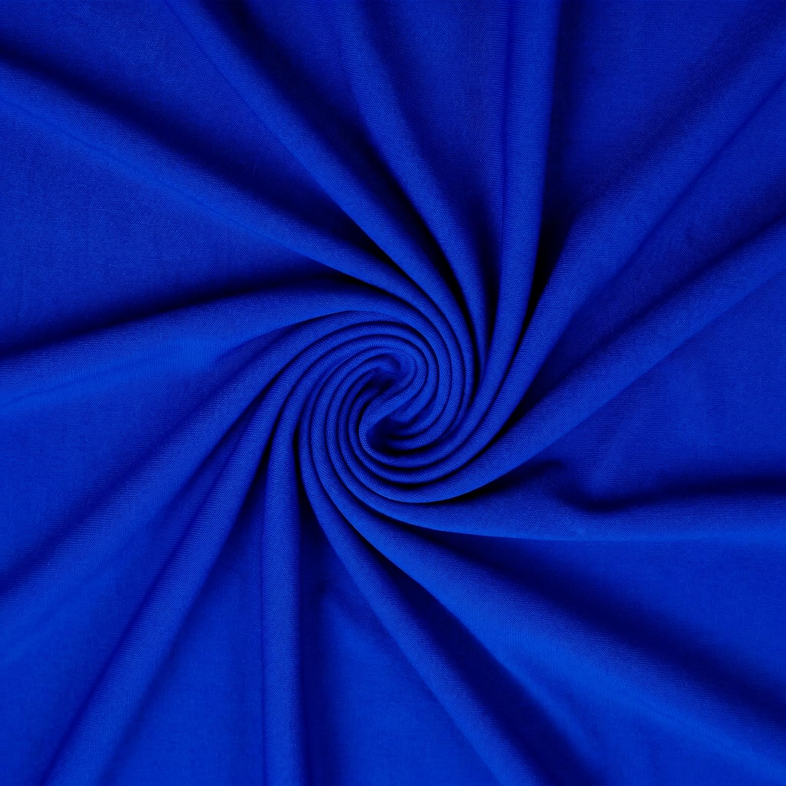 Q&J FABRIC CO. 59 Inches Nylon Spandex Fabric 82% Nylon, 18% Spandex, 5.90 oz/yd², Shiny Swimsuit Fabric, 4-Way Stretch Swimsuit Material, for Sports, Dance, Yoga(Royal Blue, 1 Yard)