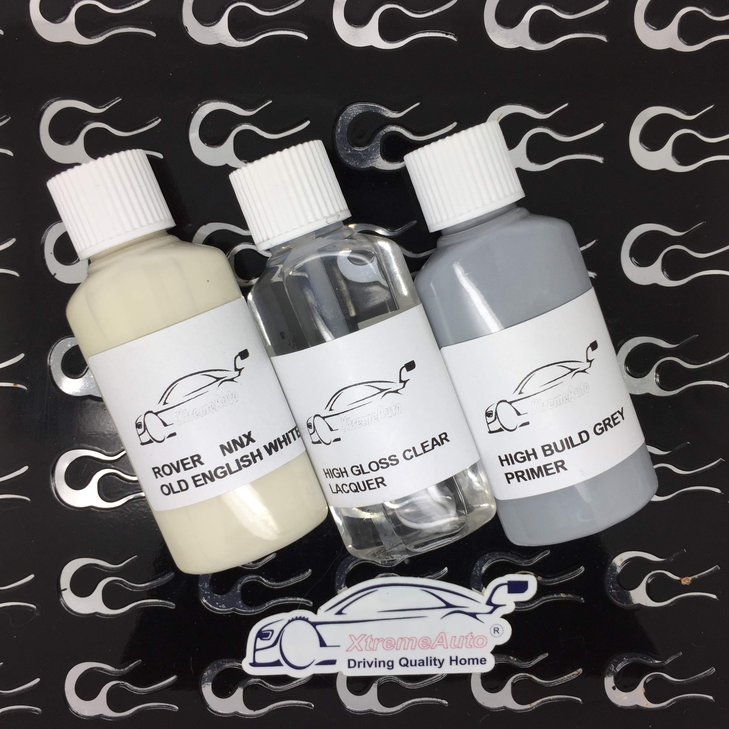 Xtremeauto Touch Up, Lacquer & Primer Old English White Nnx Paint Touch Up Repair Kit 30Ml Scratch Chip Brush (Touch Up, Lacquer & Primer)