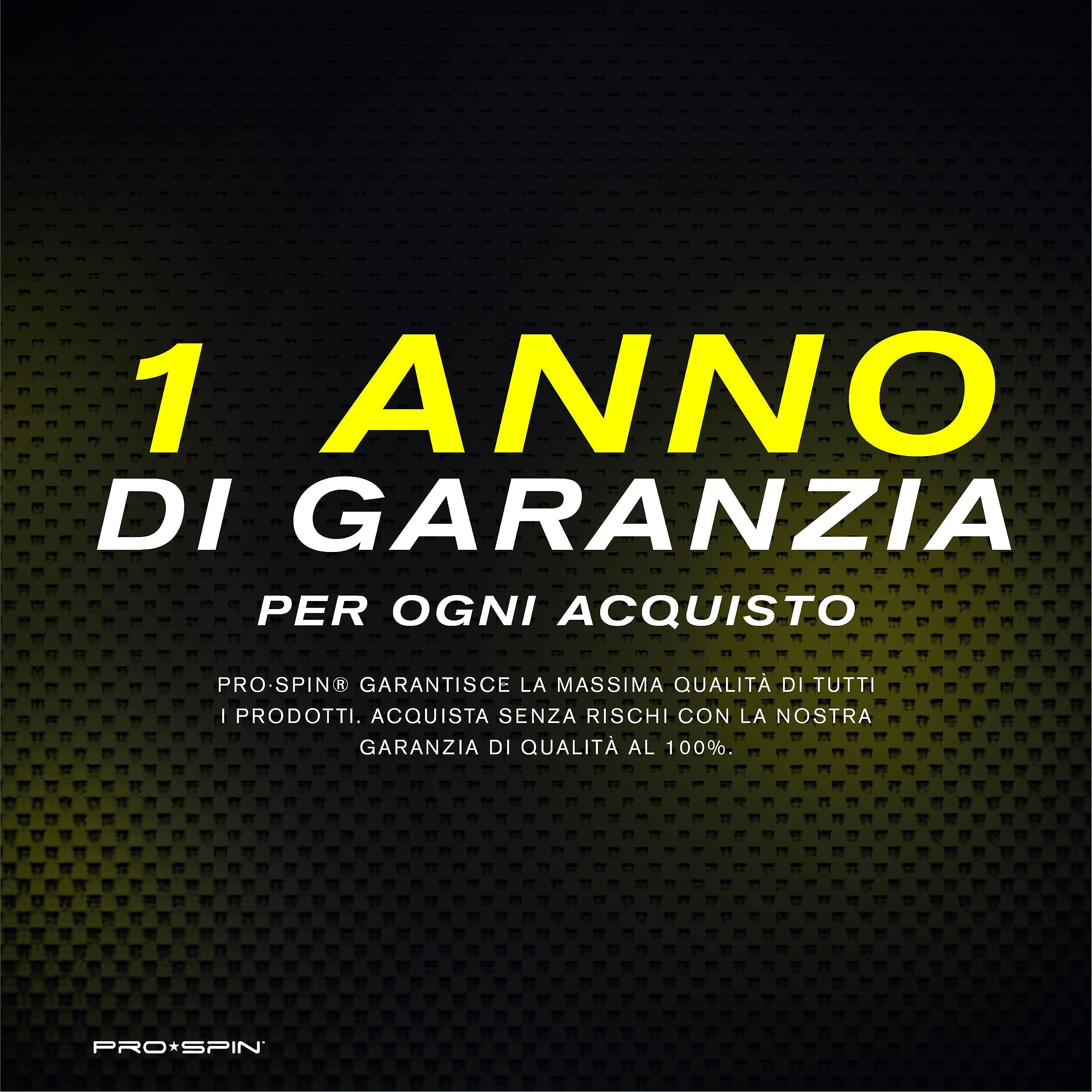 PRO-SPIN Racchetta da Ping Pong – Omologata ITTF in Fibra di Carbonio | Serie Elite a 7 Strati, Gomma Premium, Spugna da 2 mm e Custodia Protettiva