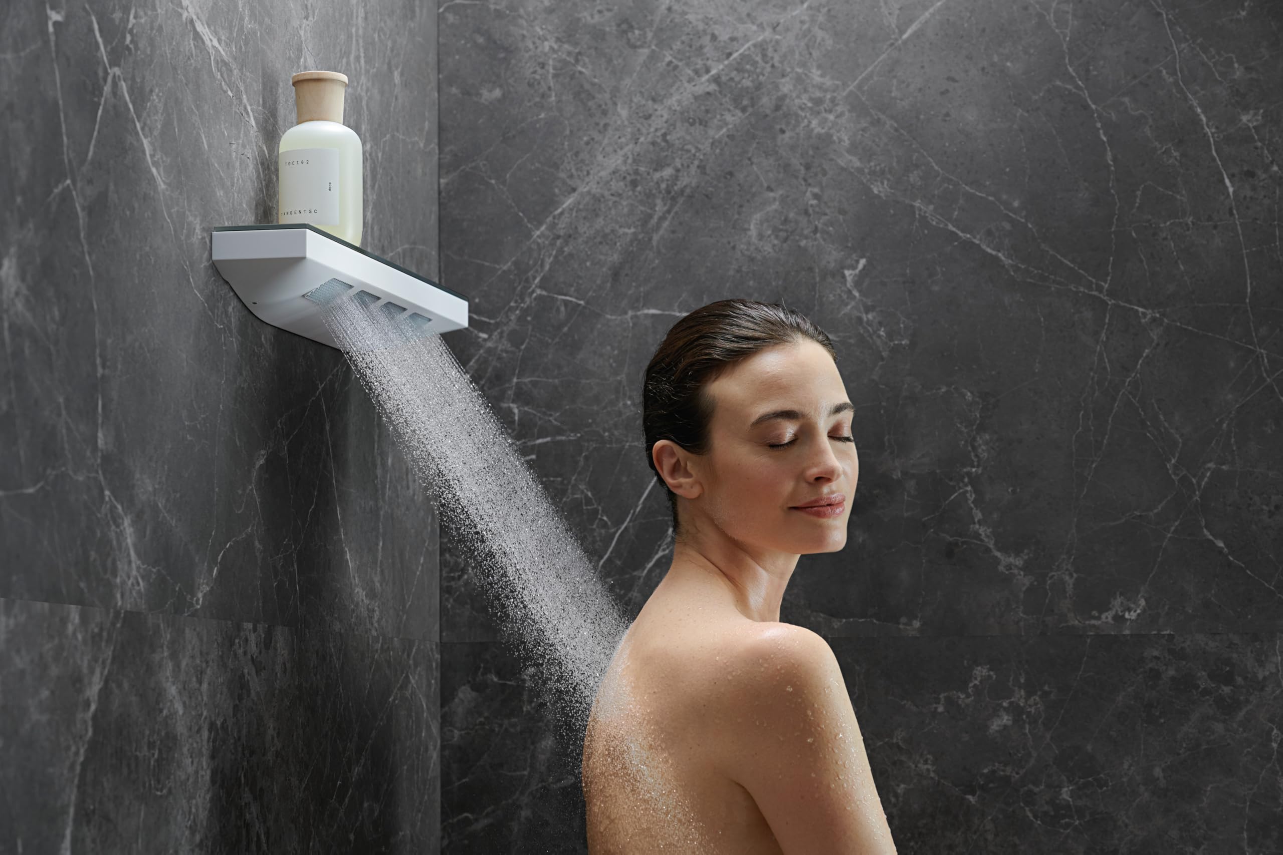 hansgrohe 26243000 Rainfinity Shoulder Shower 500, 1 Spray with
