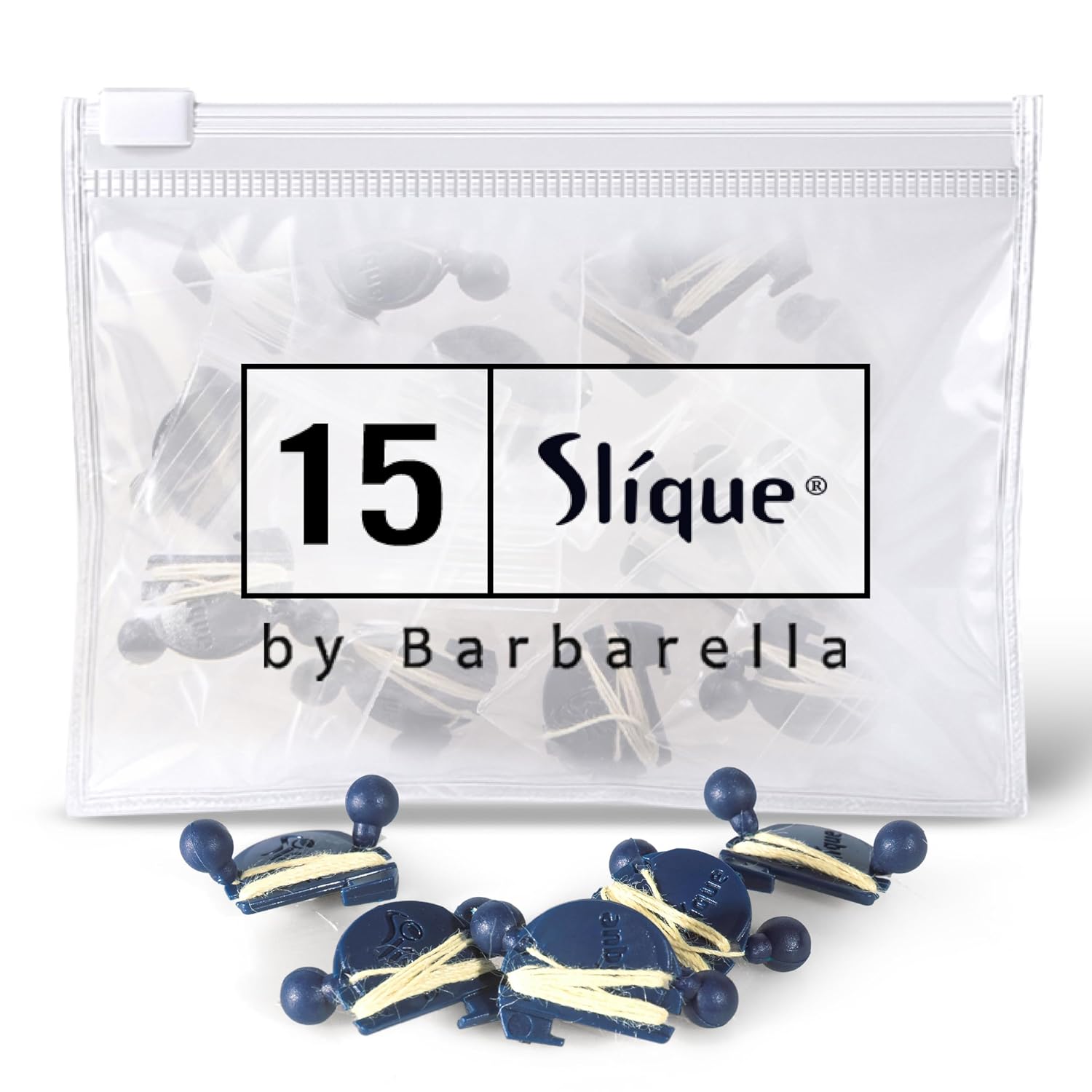 Refill Hair Removal Threads for Slique DIY Facial Hair Removal Device (15 Count (Pack of 1))