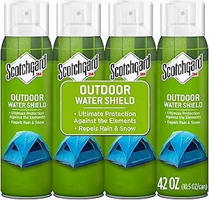Scotchgard Outdoor Water & Sun Shield Fabric Spray, Water Repellent Spray for Spring and Summer Outdoor Gear and Patio Furniture, Fabric Spray for Outdoor Items, 10.5 oz