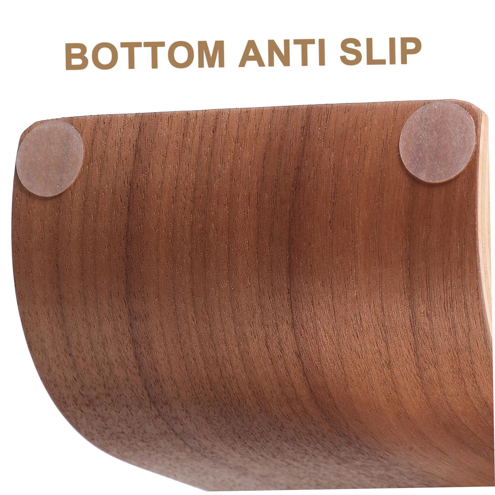 SHINEOFI Supporto per Cuffie U in Legno Stand per Cuffie da Tavolo Espositore per Auricolari Compatibile la Maggior Parte dei Modelli