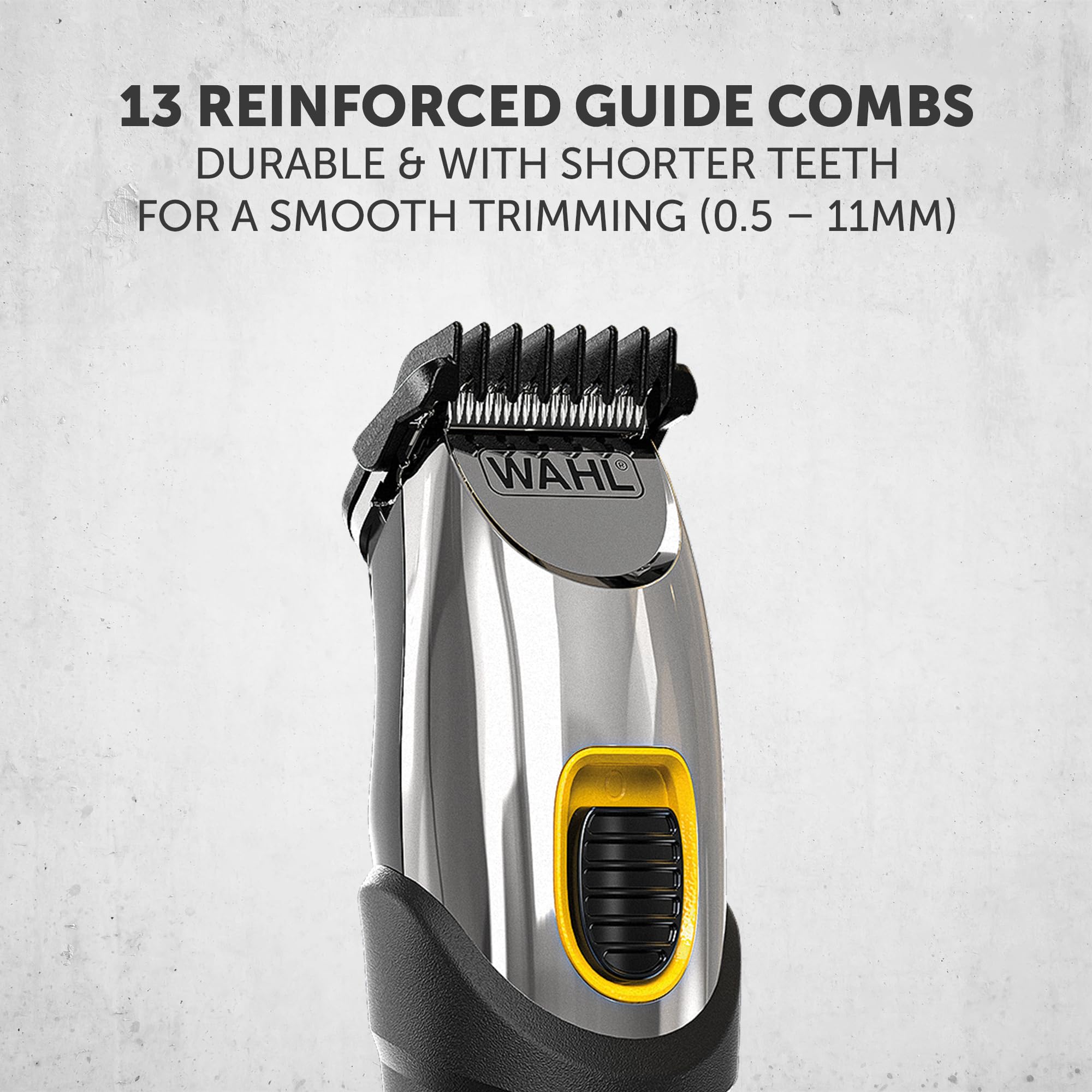 Wahl Men's Beard Trimmer Stubble Grooming Kit Set Cord Or Cordless