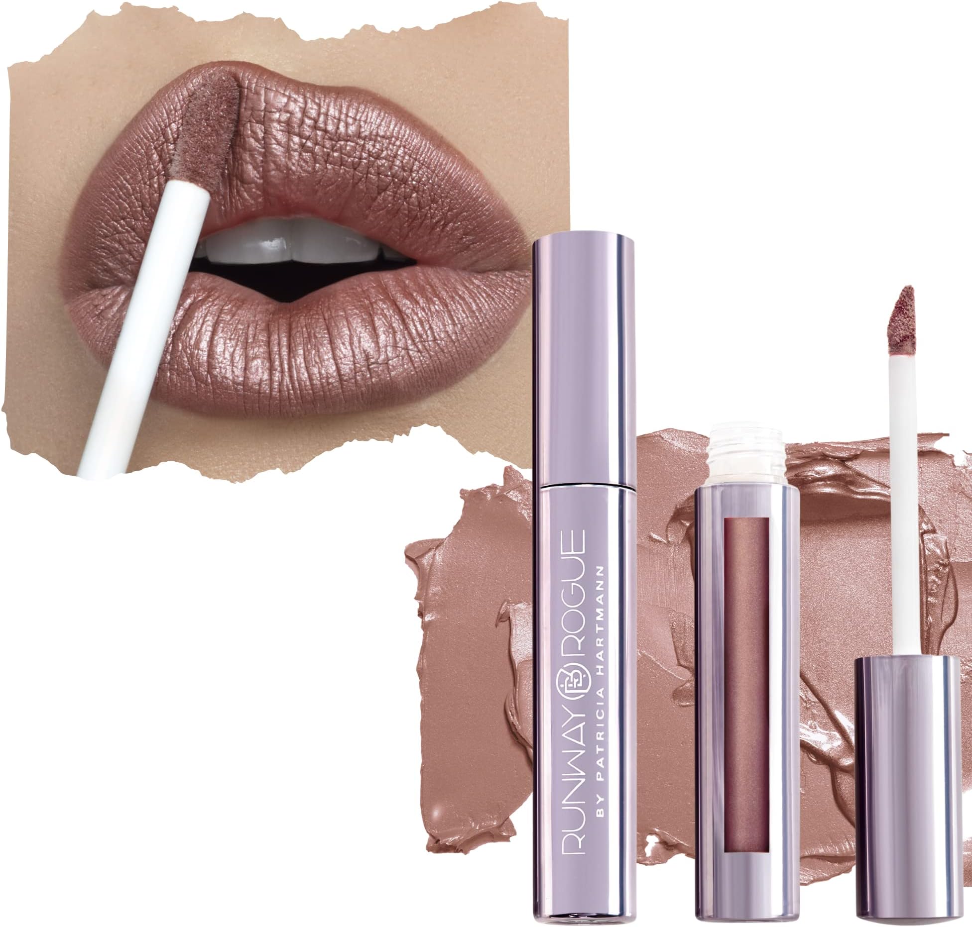Amazon.com : Runway Rogue Pearl Glam Long Wear Shimmer Liquid Lipstick ...