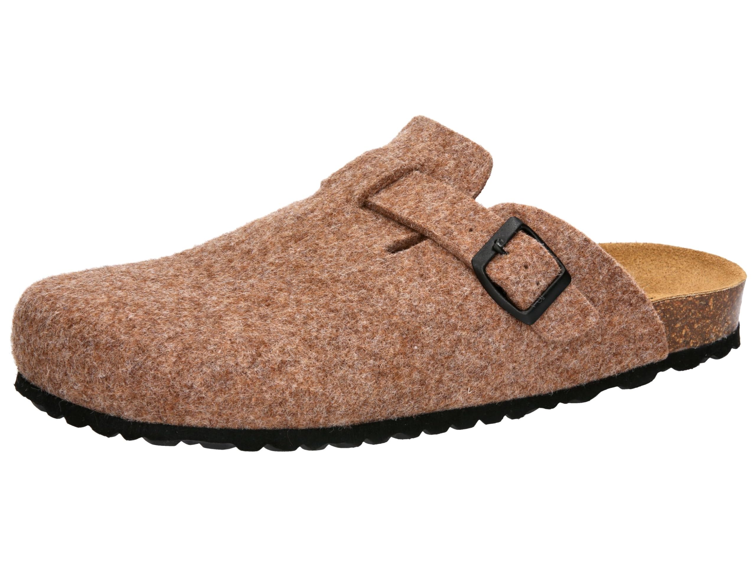 Lico Men's Bioline Clog Style Clogs, Brown, 9.5 UK