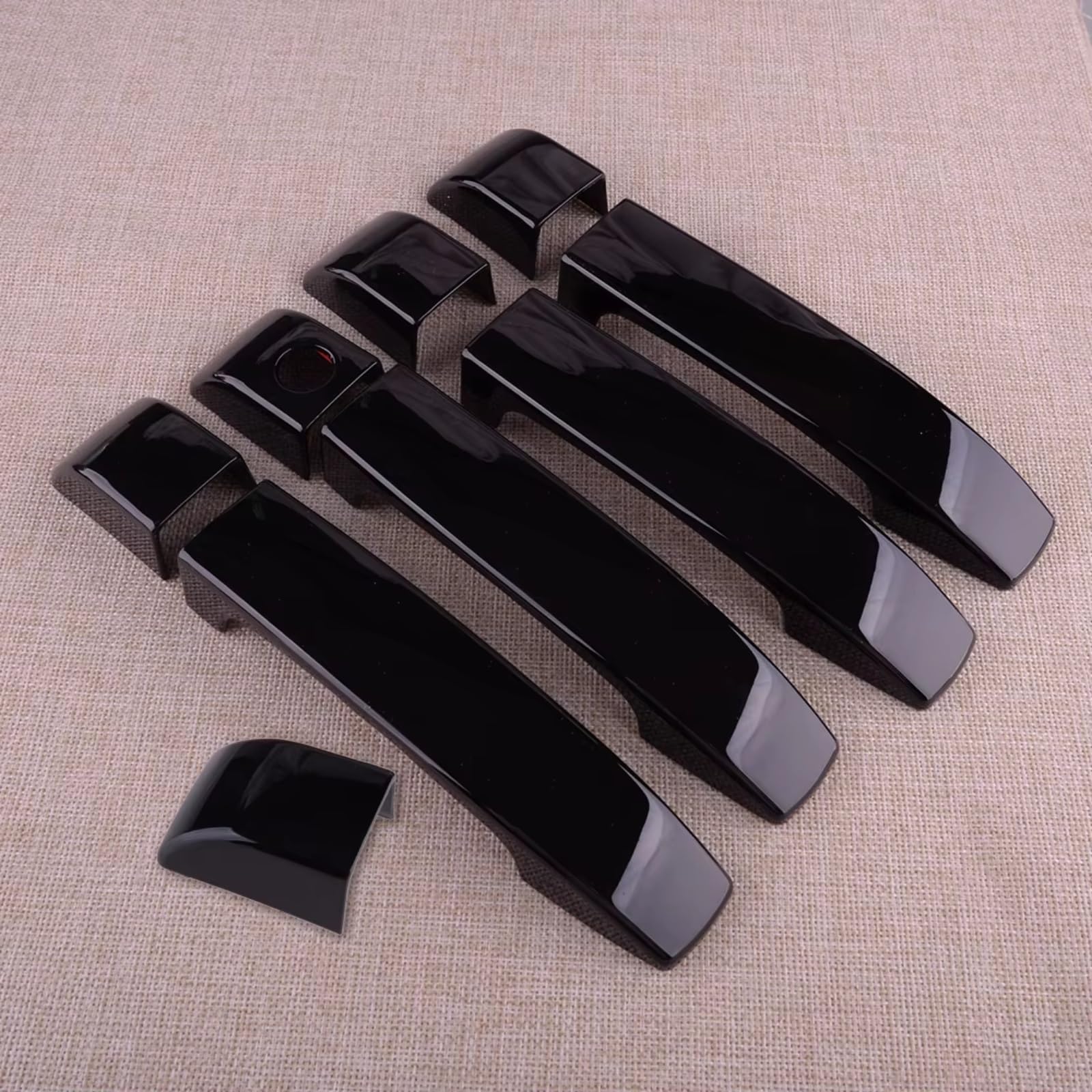 Jjrfvbgt One Color Door Handle Trim Compatible With Land For Rover For Range L322 2002-2012 Abs Cover Black Trim Bezel Car Exterior Door Handle Housing