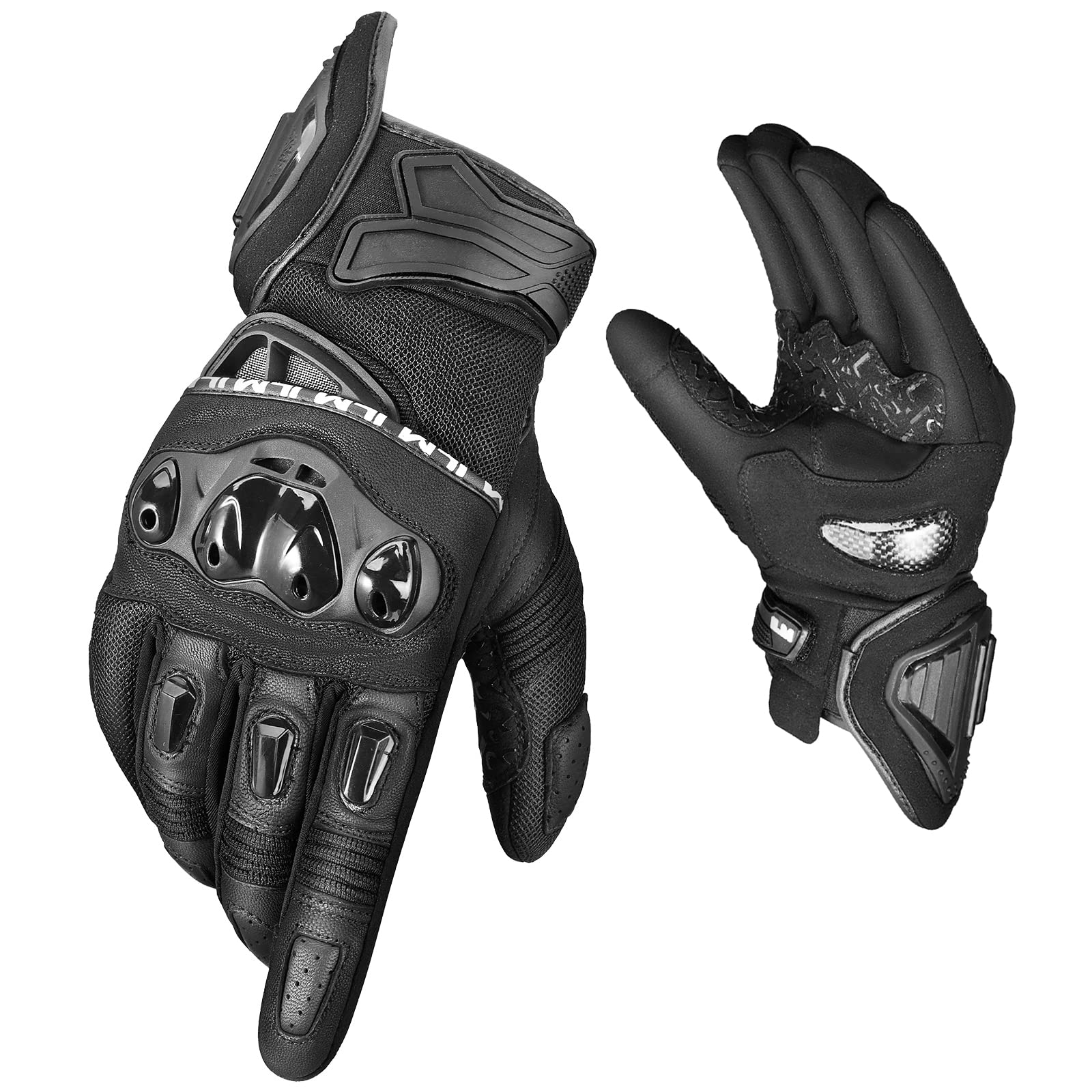 ILM Motorcycle Gloves for Men and Women Touchscreen Riding Gloves Motorbike Motocross Dirt Bike ATV Model-WD01