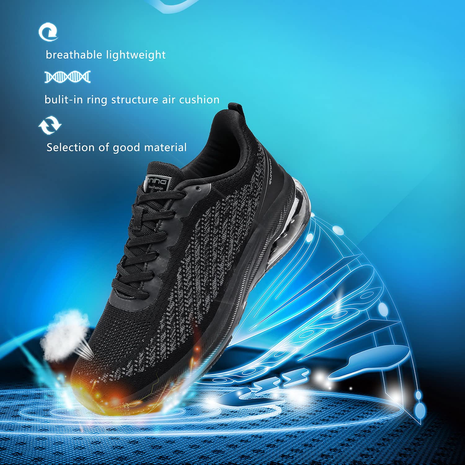 frysen Scarpe Uomo Donna Sneakers Scarpe Uomo Estive Scarpe Running Uomo per Tennis Trekking MTB Corsa Fitness 36-47EU