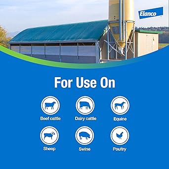 Permectrin II Insecticide for Farm Animals | Insect Killer | 30-Day Residual Effects 8 fl. oz. Bottle