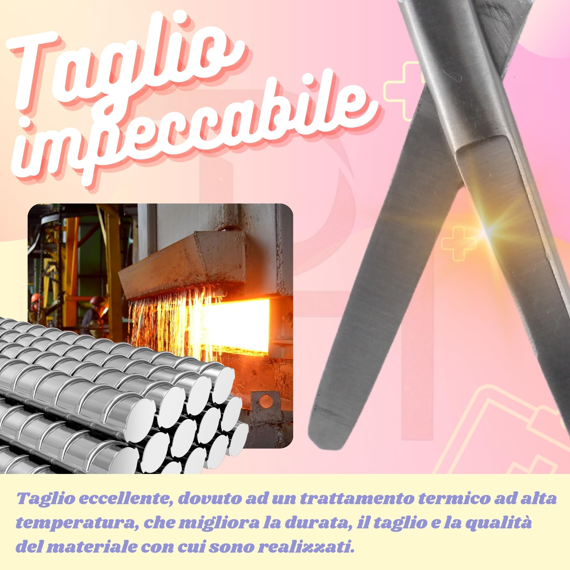 Ph Pro Heat Forbici Infermiere - Forbice Infermiere Professionale Dritte per Bendaggio - Accessori Infermieristica.