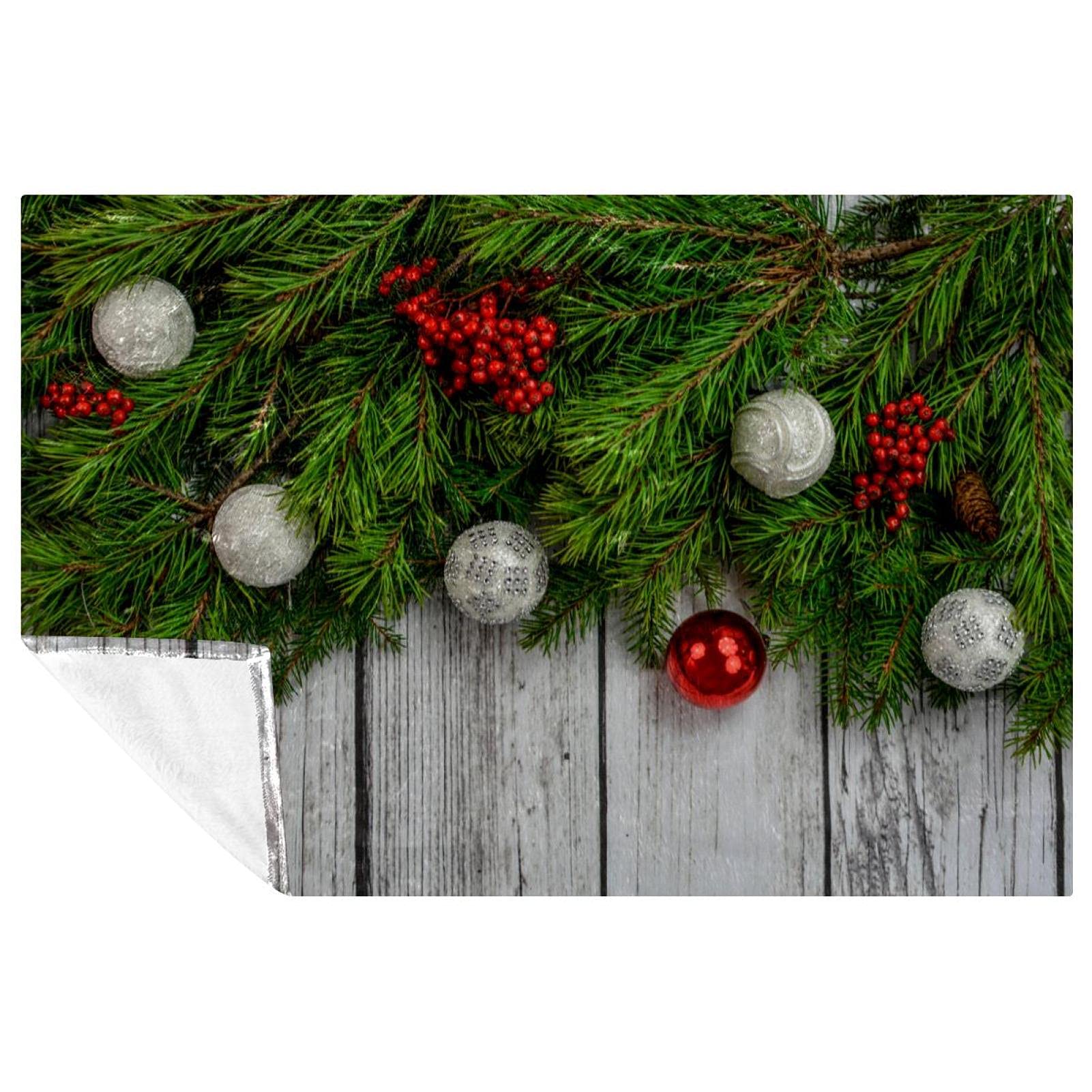 Couverture chaude motif sapin de Noël le cadeau idéal pour le lit et les sorties