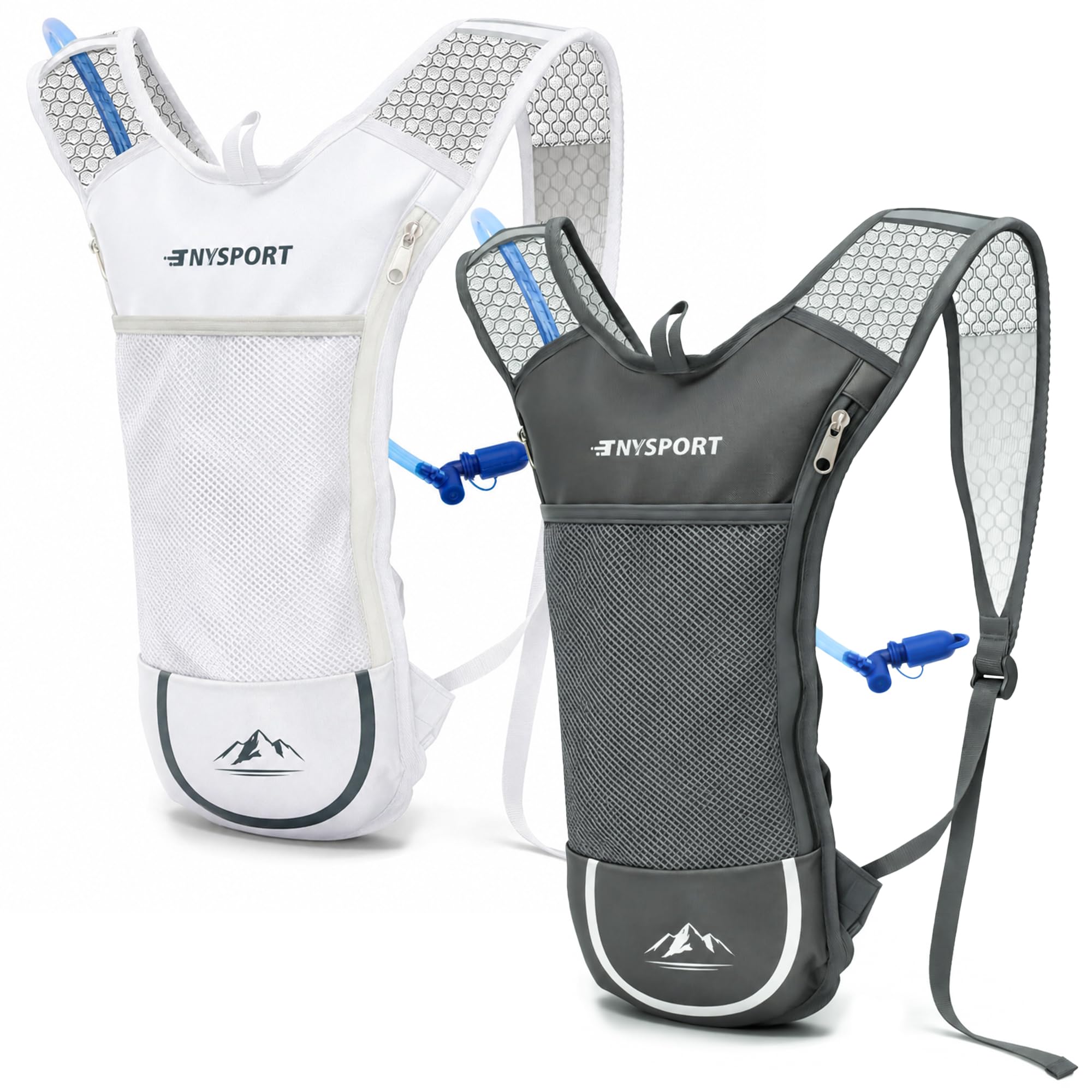 Photo 1 of TNYSPORT 2-Pack Hydration Backpack with 2L Bladder