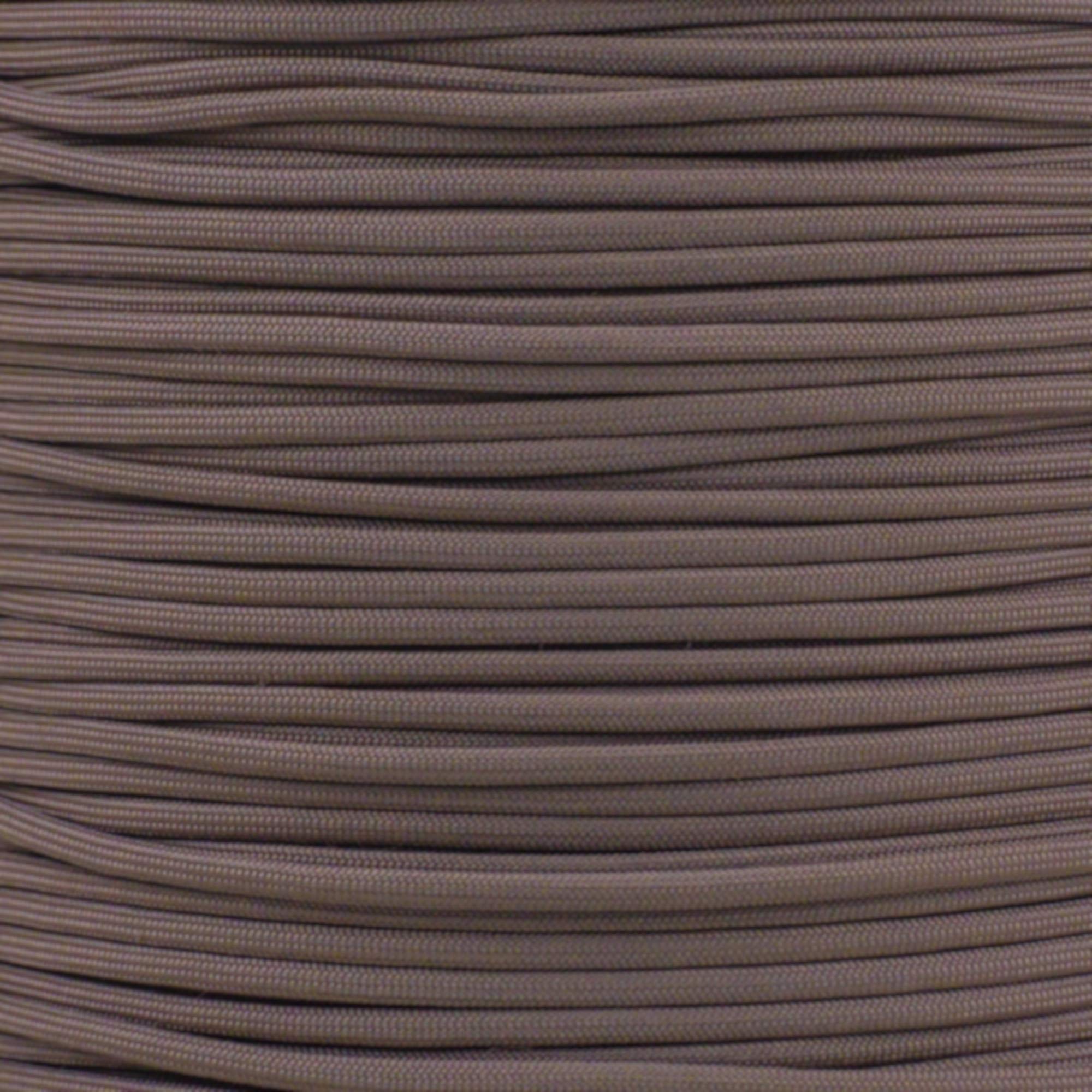Paracord Planet Solid Color 550lb Paracord โ 7 Strand Type III Nylon Cord for Indoor and Outdoor Tasks โ Dark Brown (100 ft)