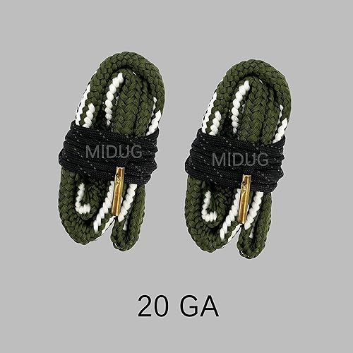 Miniatura 15 de 2 Pack Gun Snake Rifle Bore Cleaning Rope Gun Barrel Snake for Pistol Handgun Shotgun .22 .223 & 5.56mm .380 9mm 12GA .308 .357 .44 .45 Caliber