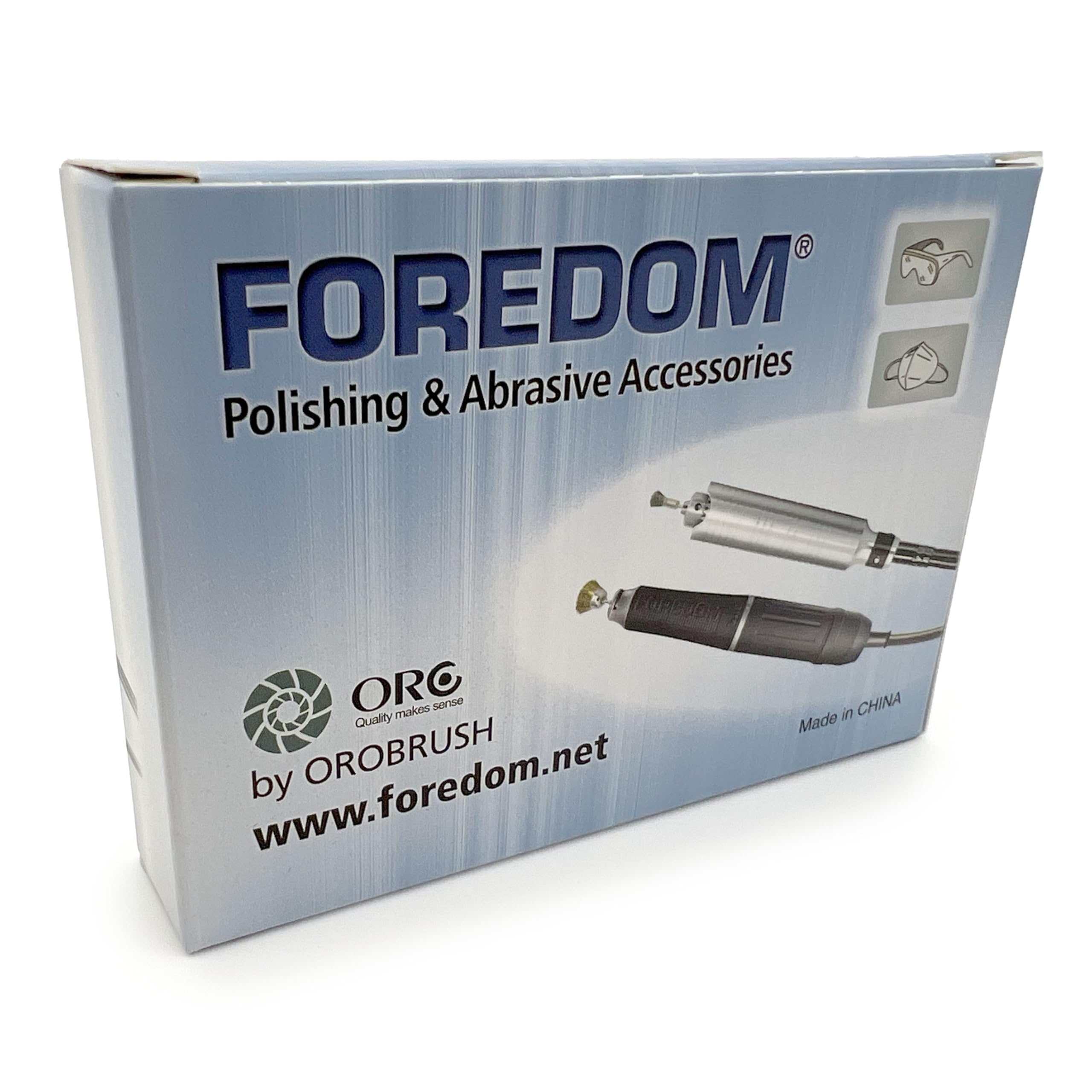 Foredom Mounted Bristle Brushes 3/32? - Cup Brush, Black Bristle - 12 Pack