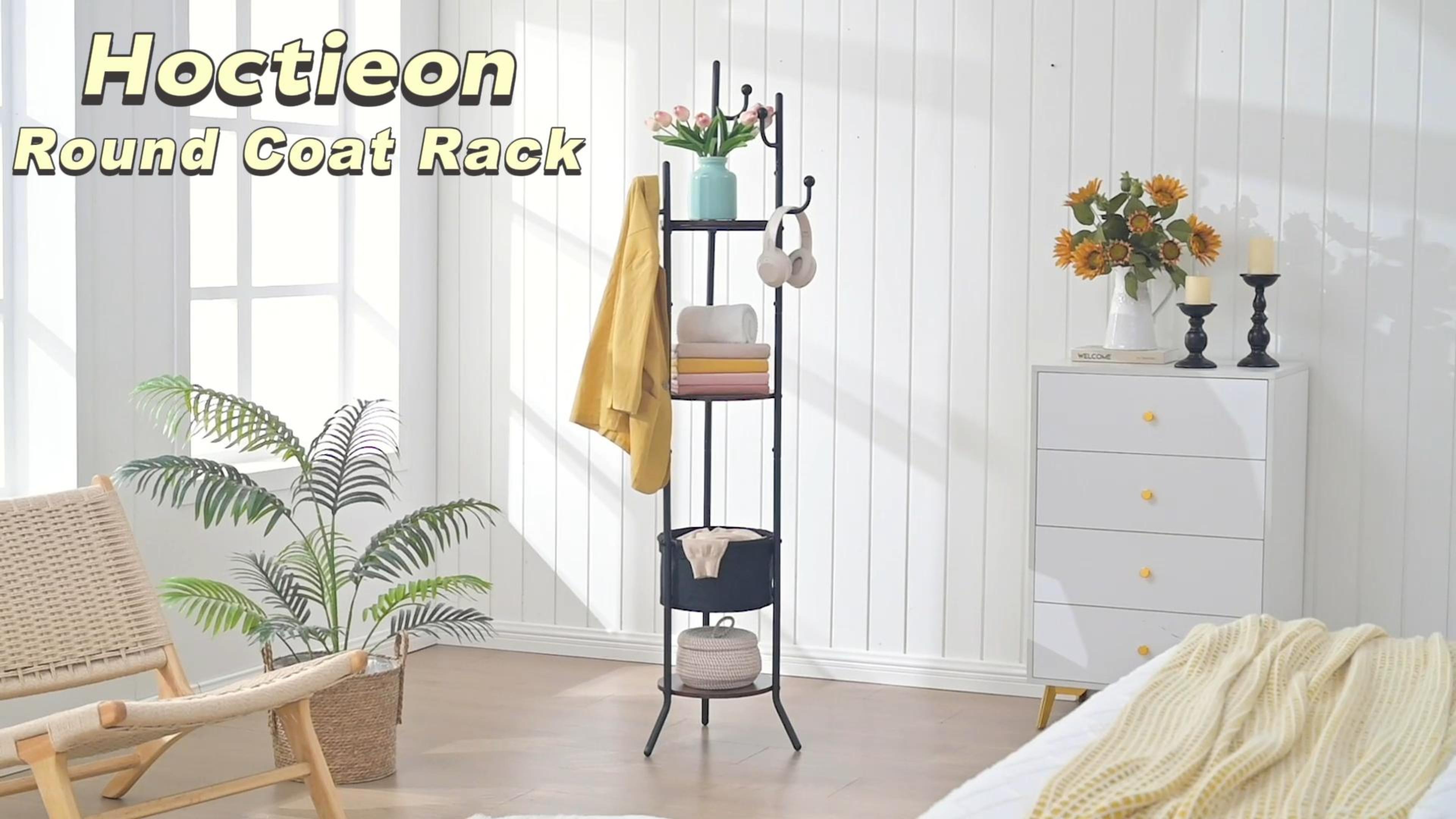 Amazon.com: Hoctieon Coat Rack Freestanding, Round Coat Rack with
