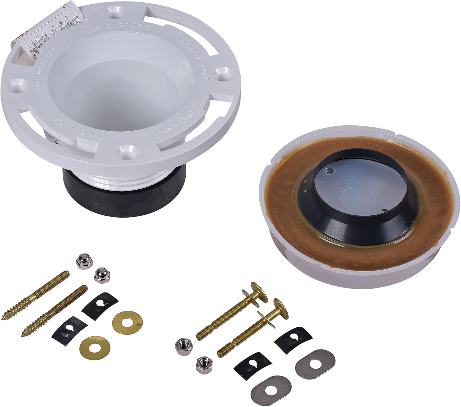 Oatey 43652 Toilet Bowl Kit, 4, White