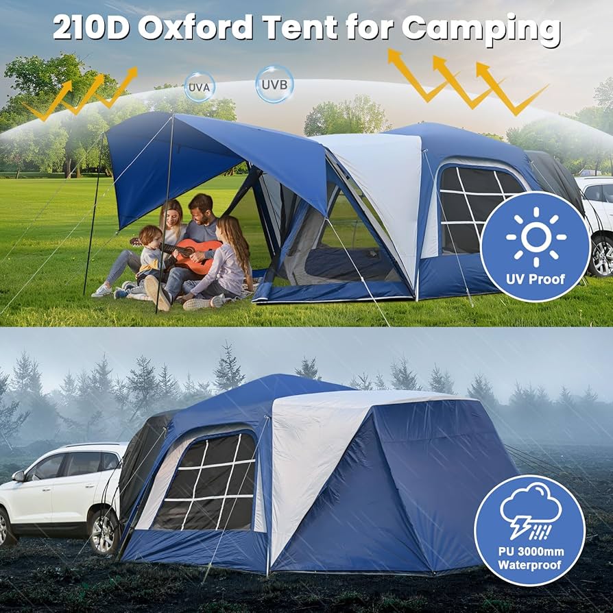 Amazon.com: SUV Tent for Camping 6-8 People, 10x10ft Car