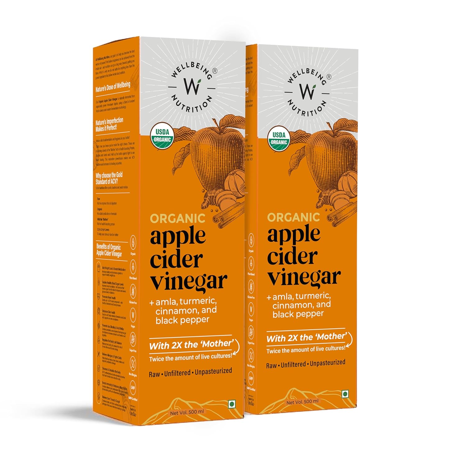 Buy Now Wellbeing Nutrition Apple Cider Vinegar With Turmeric, Amla,... 5 Buy Now Wellbeing Nutrition Apple Cider Vinegar With Turmeric, Amla,...