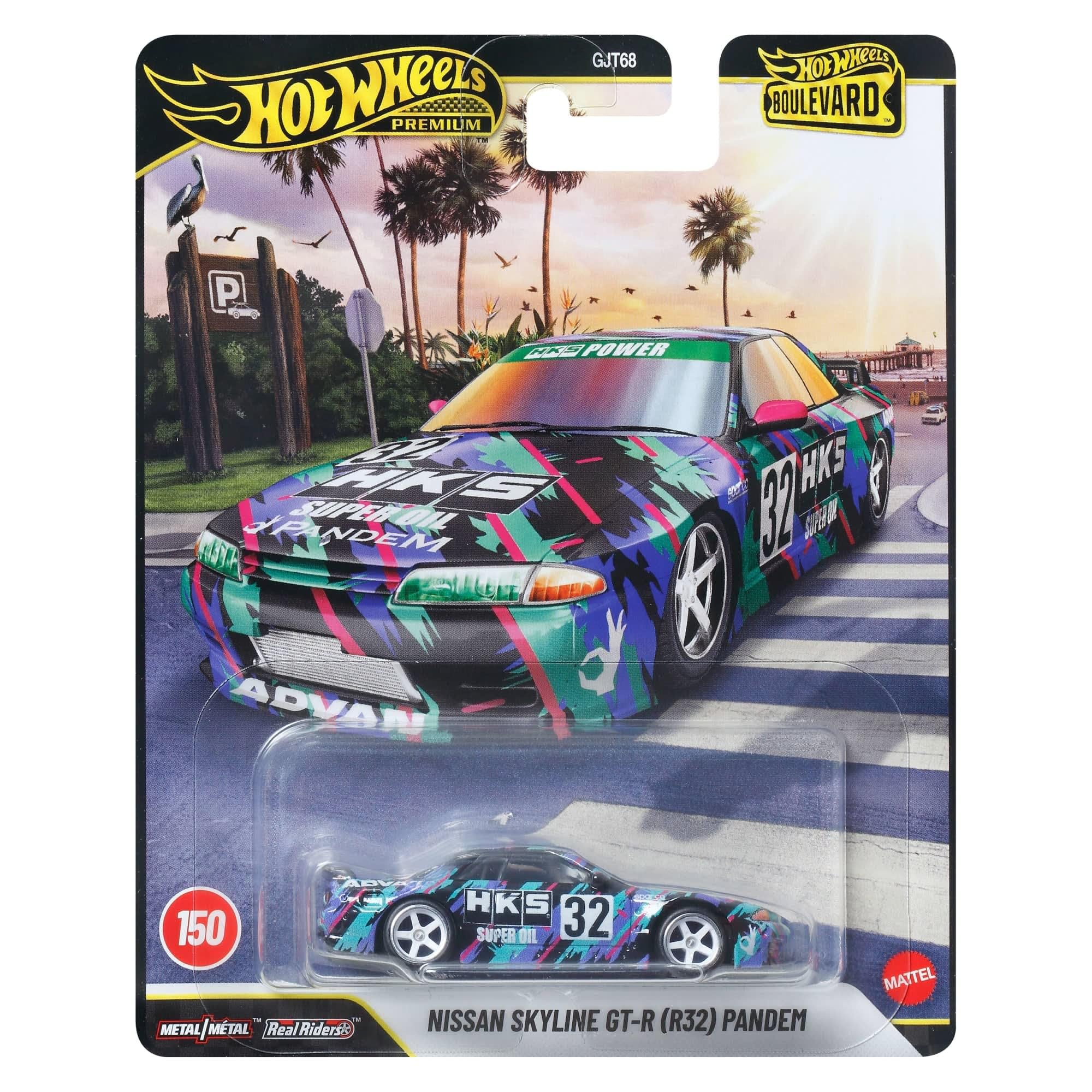 Hot Wheels Boulevard Nissan Skyline GT-R R32 Pandem Toy Mini Car