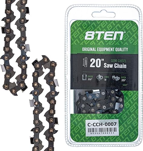 Vista 149 de 8TEN Cadena de motosierra para Husqvarna 254 455 340 351 353 350 55 455 Rancher Poulan Jonsered Echo 16 pulgadas .050 .325 66DL