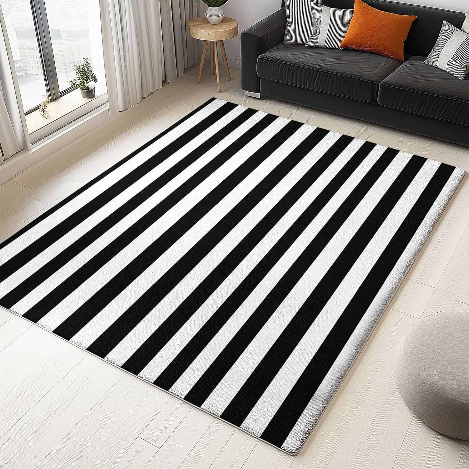 Soft Area Rug Living Room Non Slip Rugs 2x3 Dolphins Jumping Over The Waves Large Carpet for Bedroom Dining Room, White Machine Washable Low-Pile Indoor Carpet, Non Shedding Easy-Cleaning Rugs